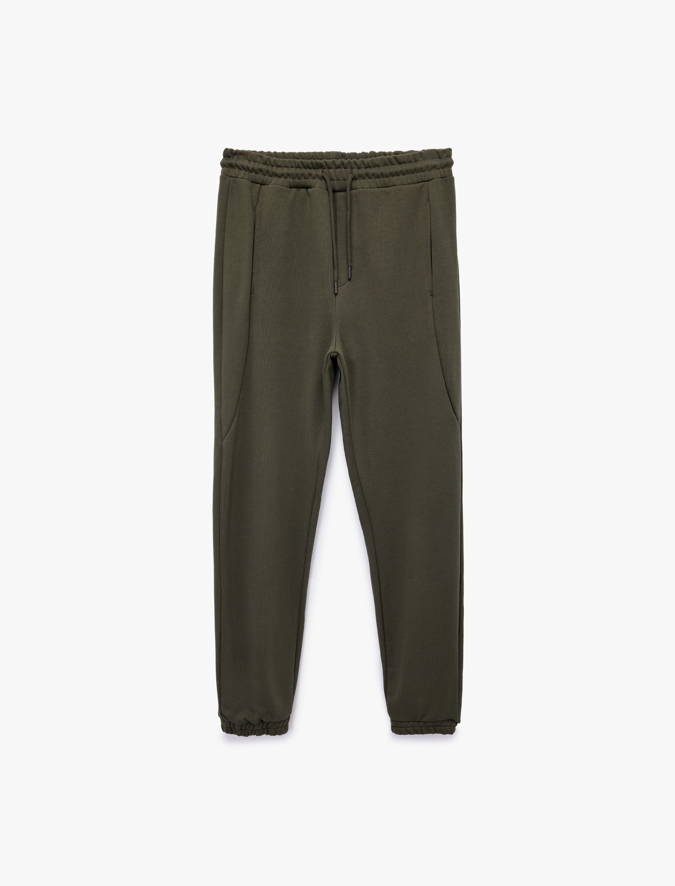   Pamuklu Cep Detaylı Beli Bağcıklı Jogger Eşofman Altı