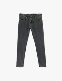 Cepli Normal Bel Pamuklu Skinny Fit Jean Pantolon - Michael Jean