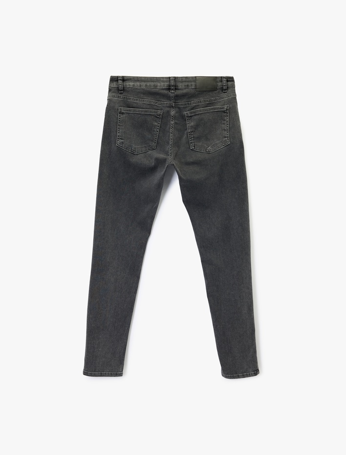  Cepli Normal Bel Pamuklu Skinny Fit Jean Pantolon - Michael Jean