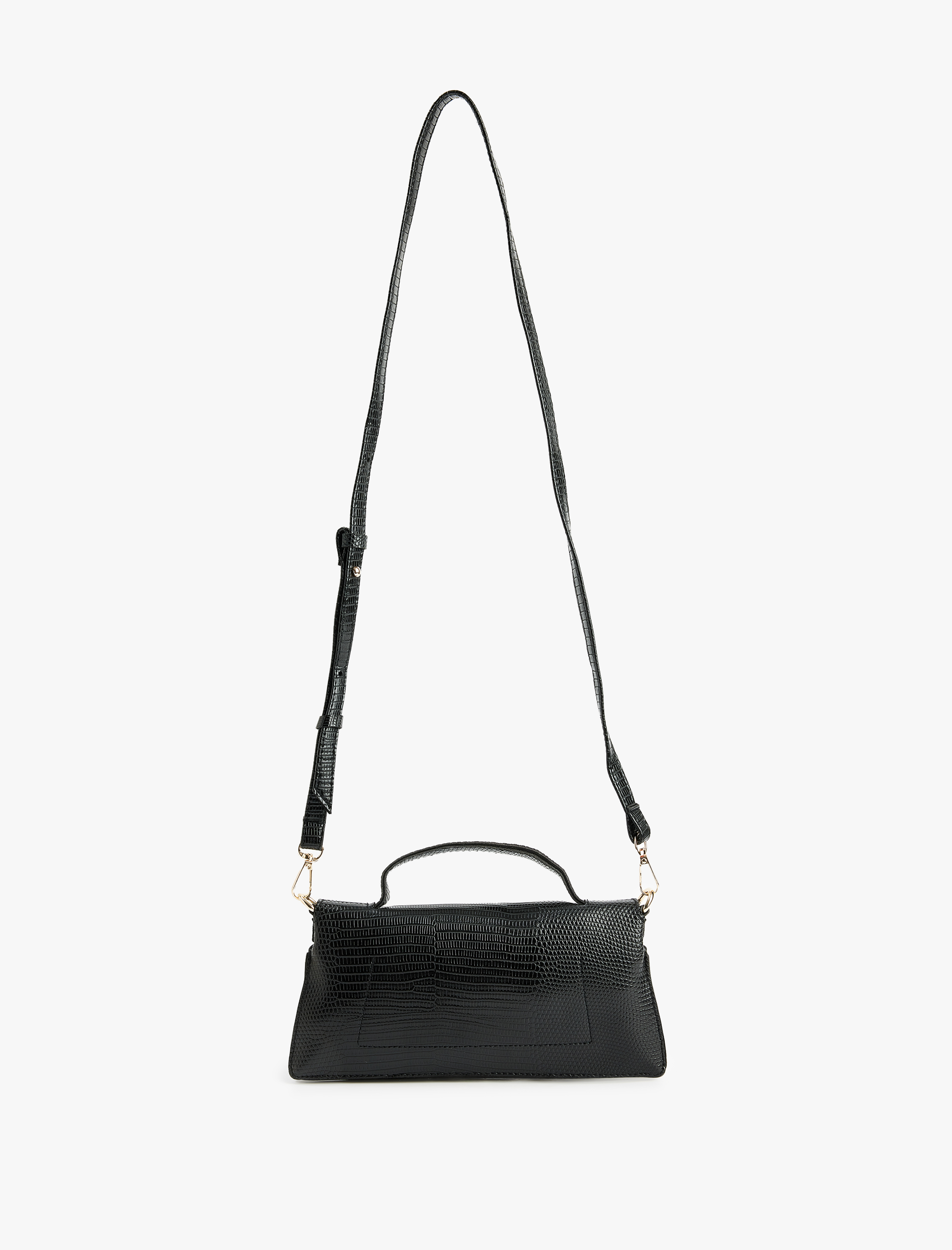  Kadın Timsah Derisi Desenli Askılı Çapraz Çanta