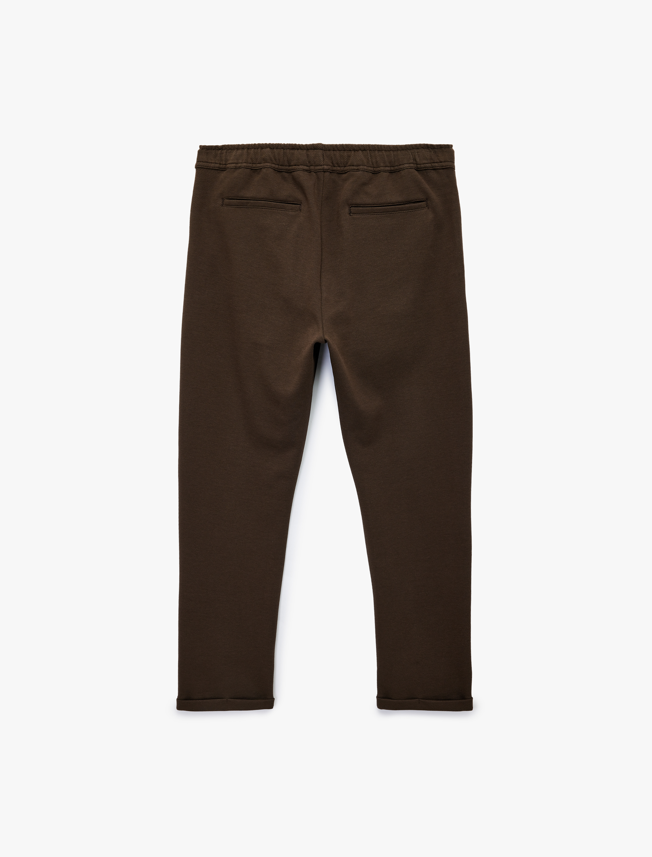   Cep Detaylı Katlamalı Paça Rahat Kesim Beli Bağcıklı Pantolon