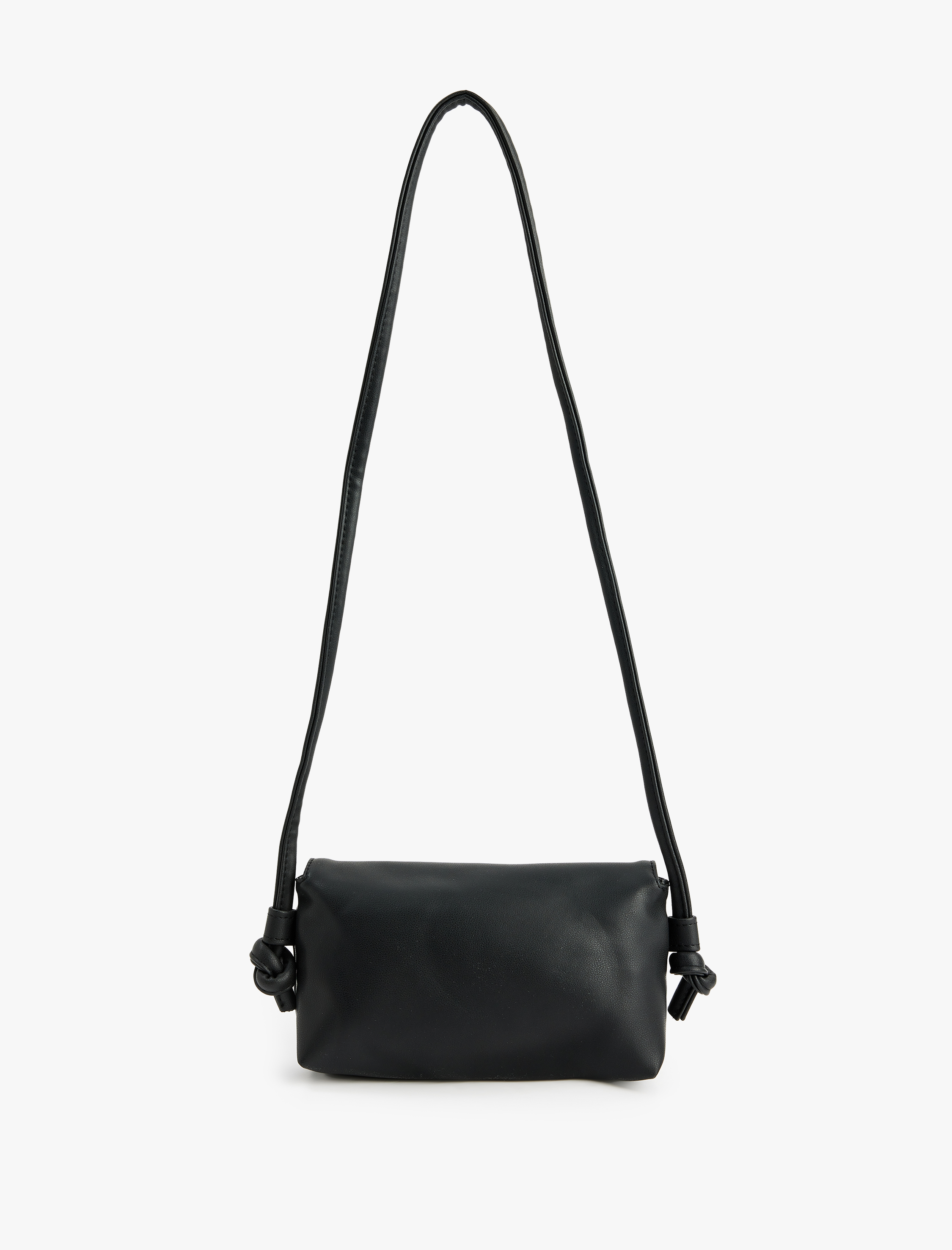  Kadın Suni Deri Saplı Kapaklı Çapraz Çanta