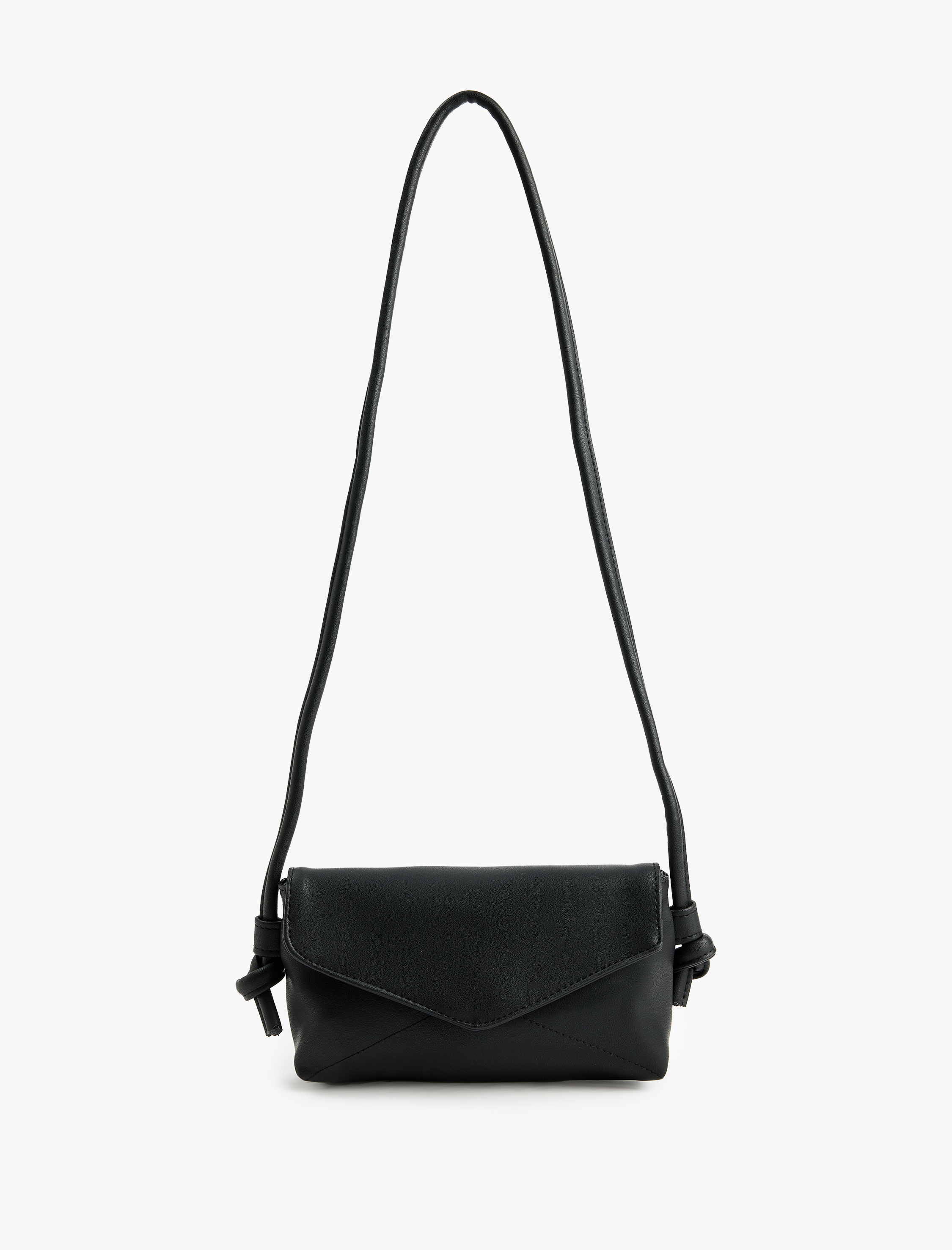  Kadın Suni Deri Saplı Kapaklı Çapraz Çanta