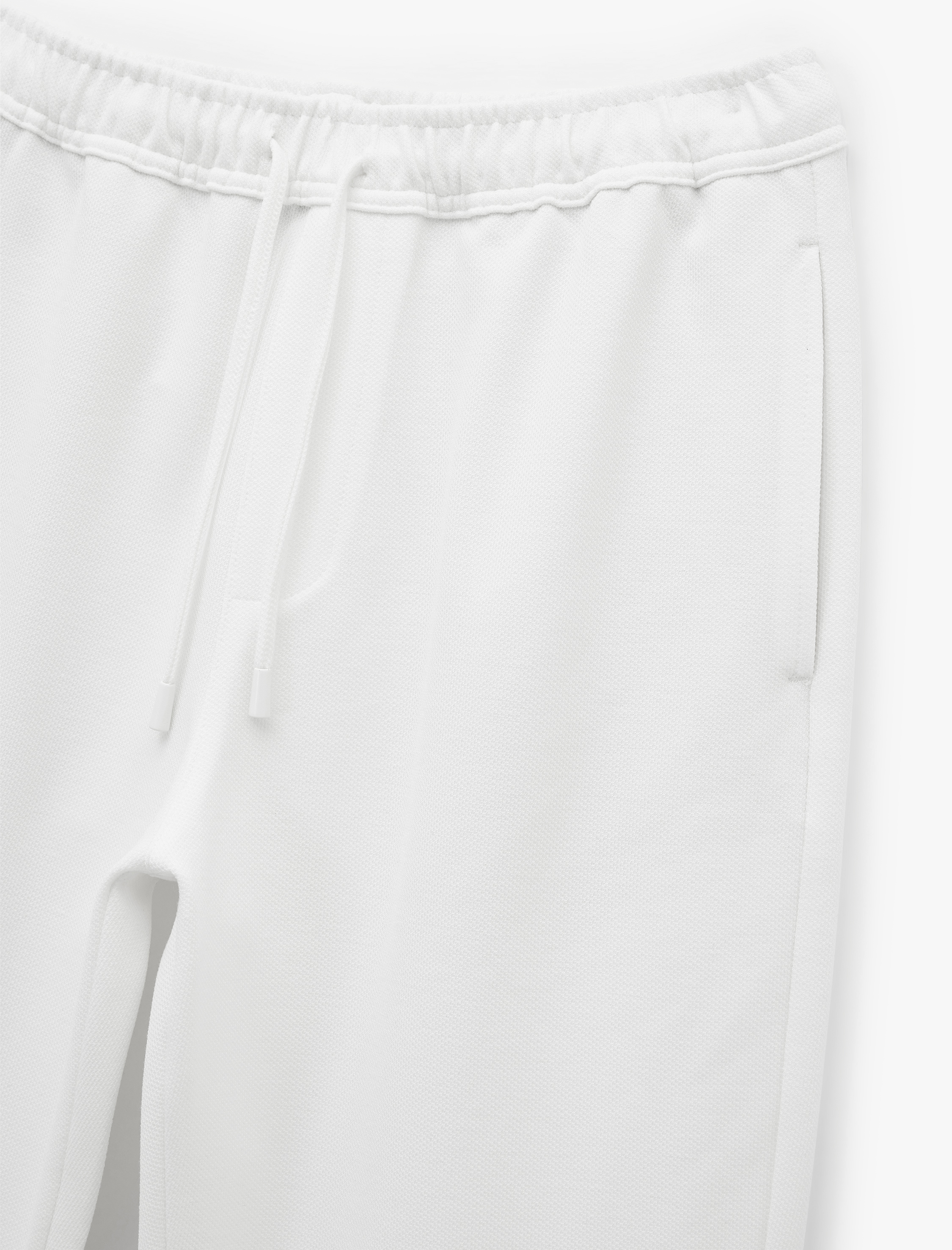   Viskon Karışımlı Duble Paça Cepli Beli Bağcıklı Pantolon