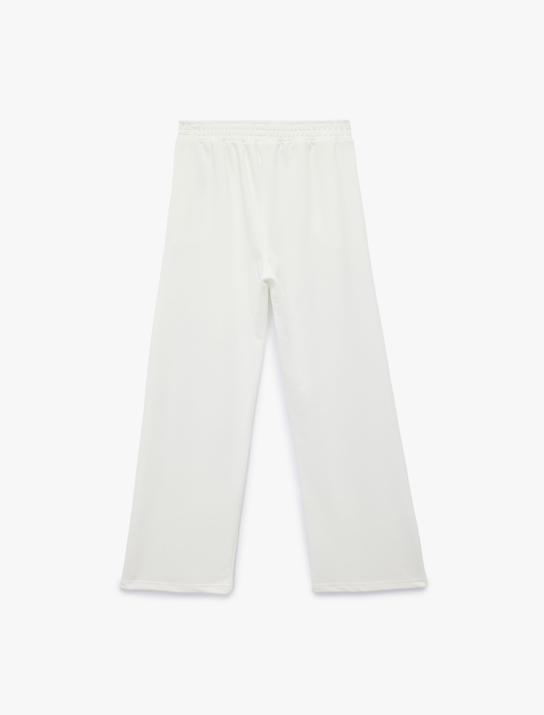   Rahat Kalıp Beli Lastikli Cep Detaylı Geniş Paça Eşofman Altı