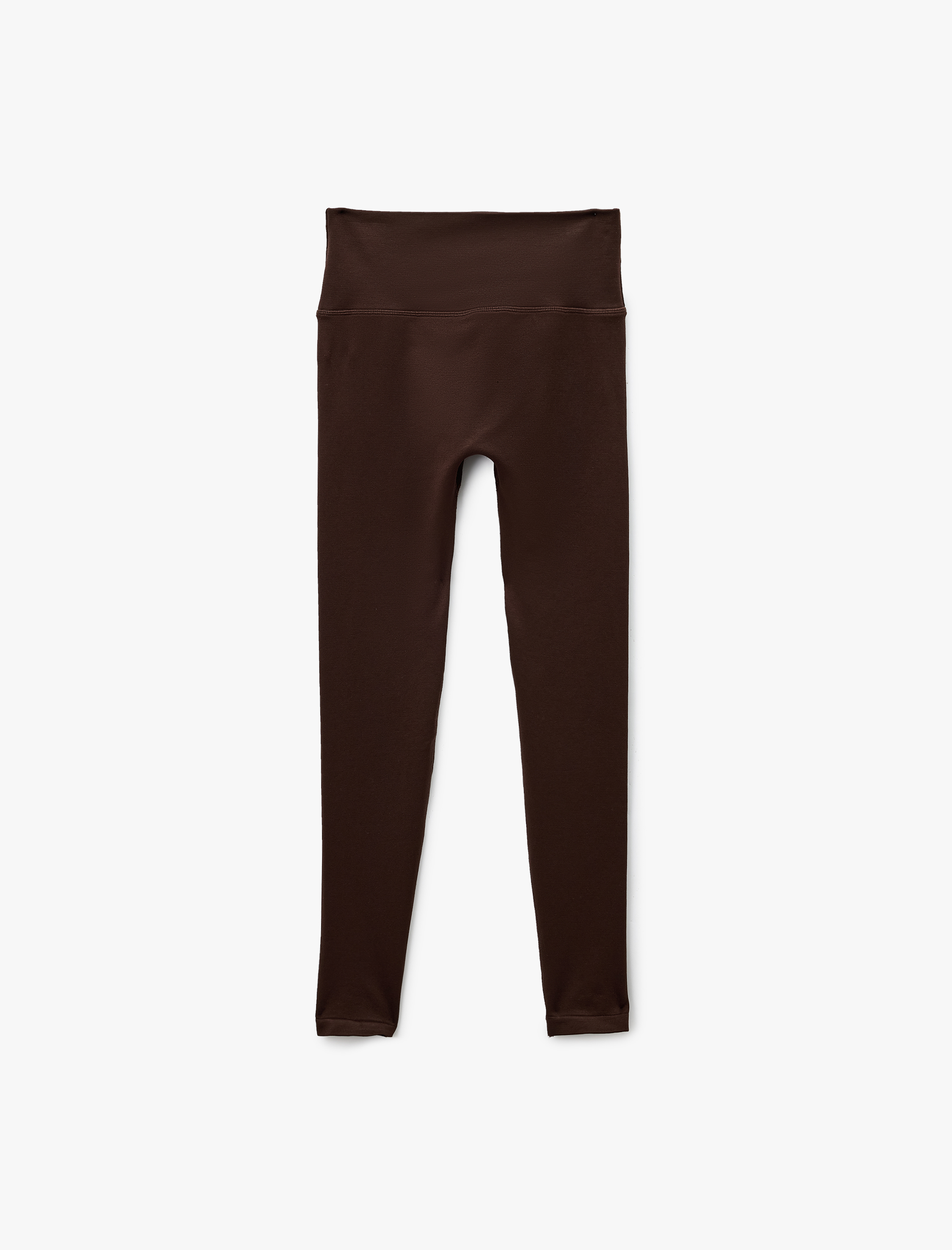   Yüksek Bel Slim Fit Dikiş Detaylı Spor Tayt