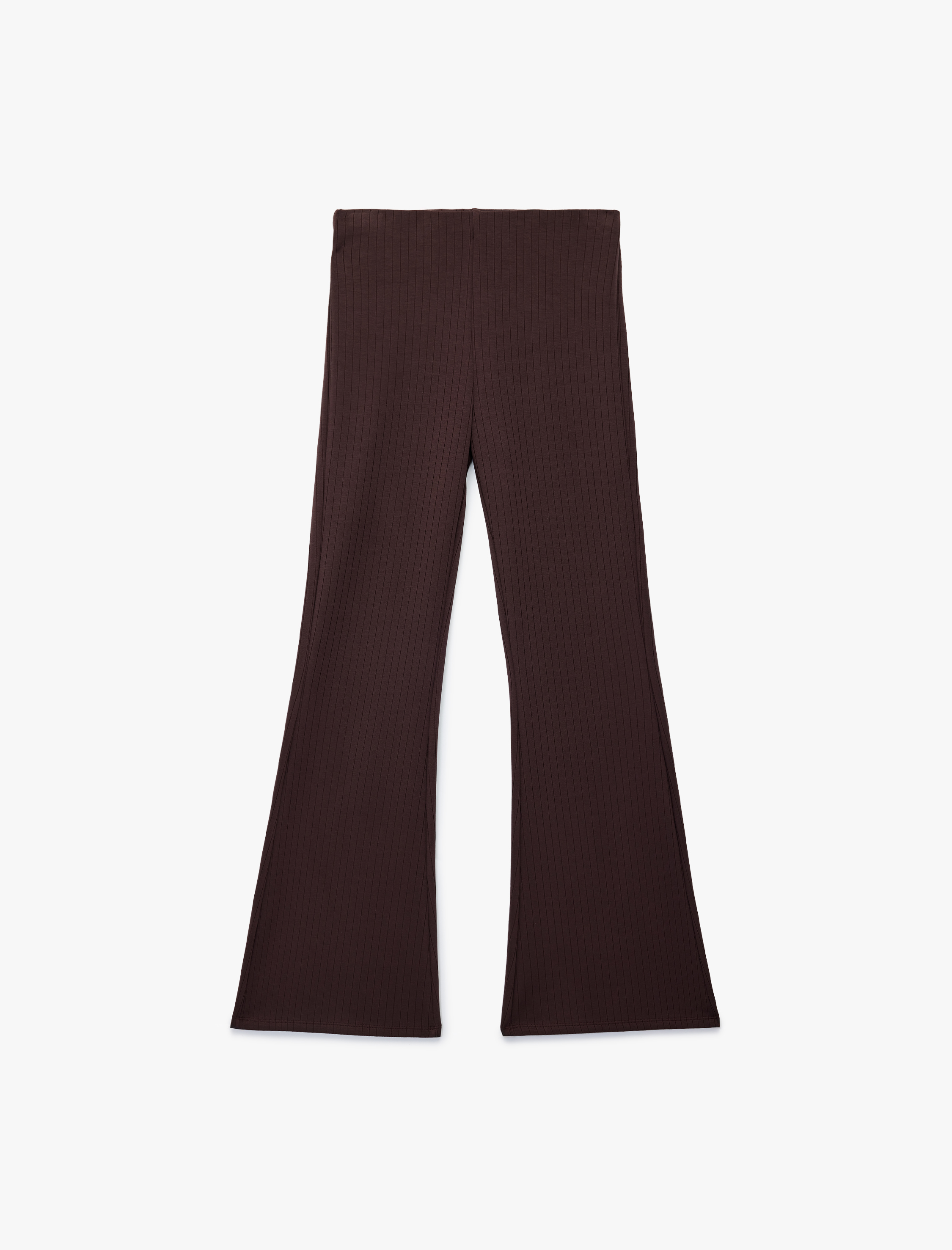   Modal Kumaş Normal Bel Hafif Uzun İspanyol Paça Pantolon