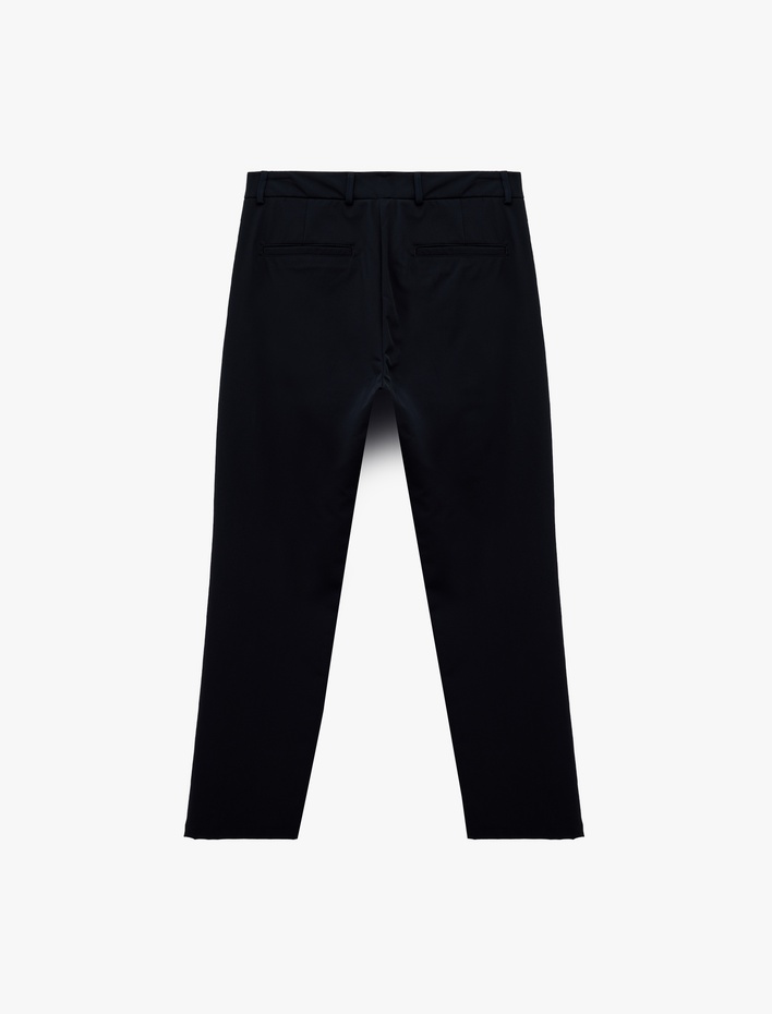  Regular Fit Cepli Çıtçıt Düğmeli Kumaş Pantolon