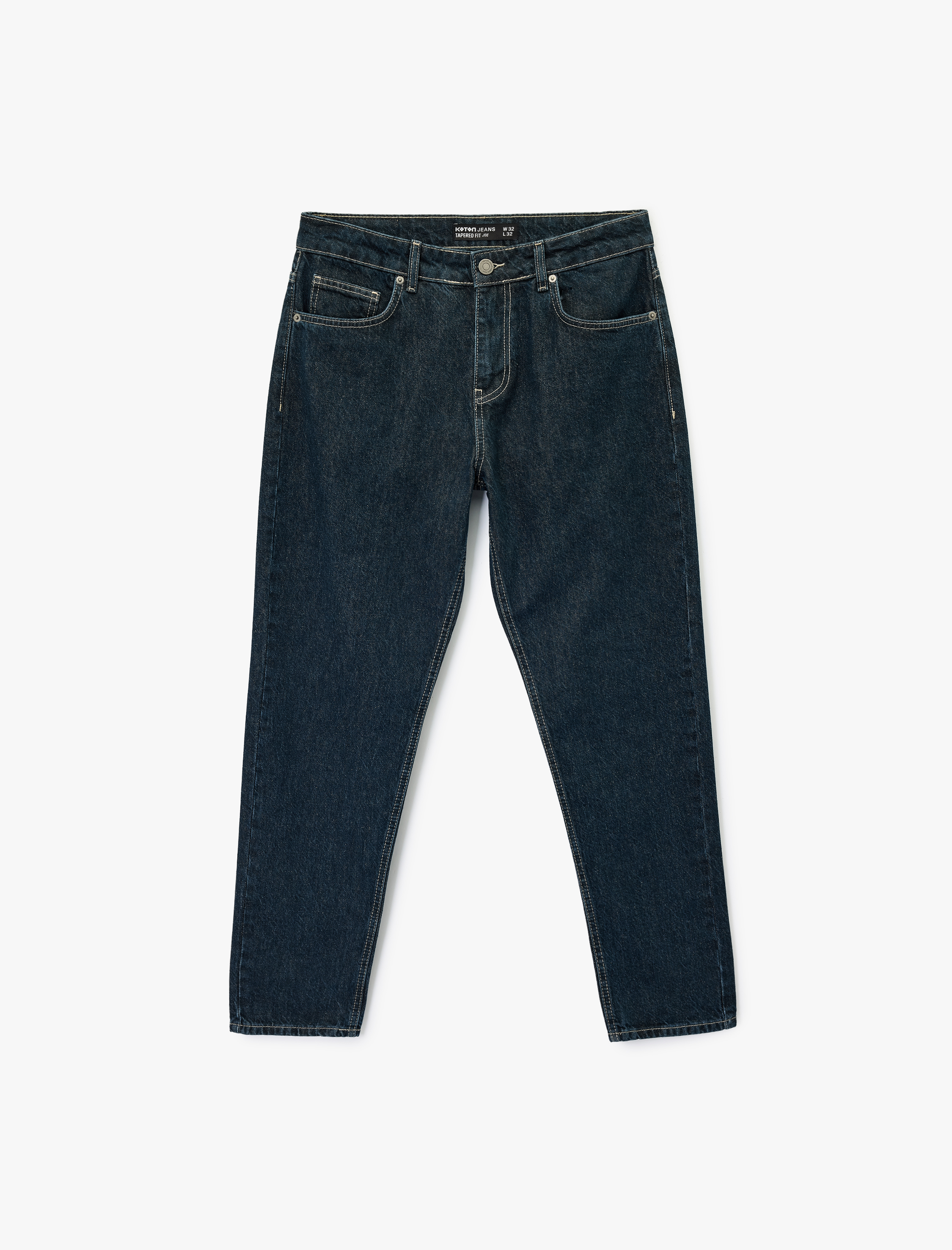   Pamuklu Normal Bel Tapered Fit Jean Pantolon