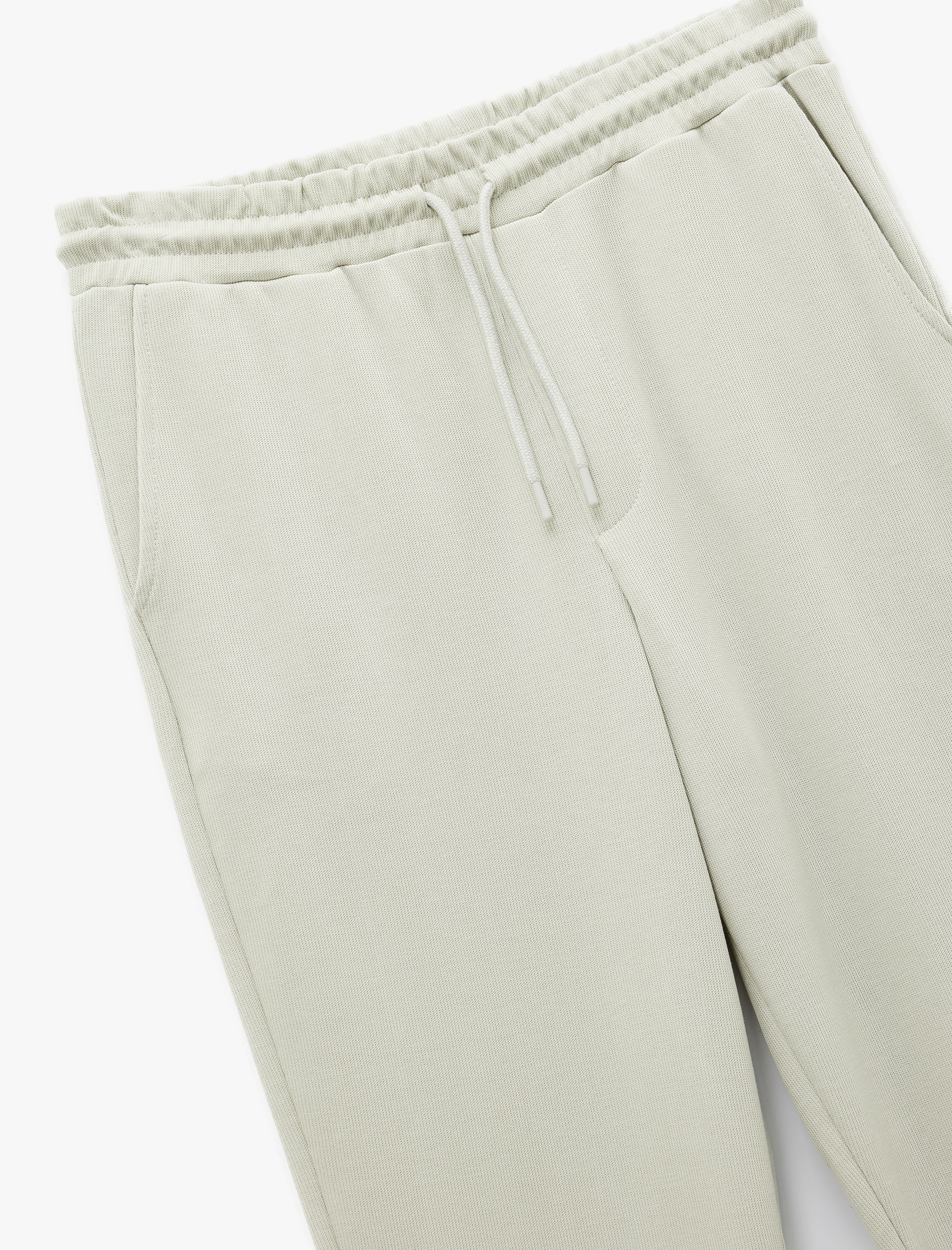   Pamuklu Regular Fit Cepli Beli Bağcıklı Eşofman Altı