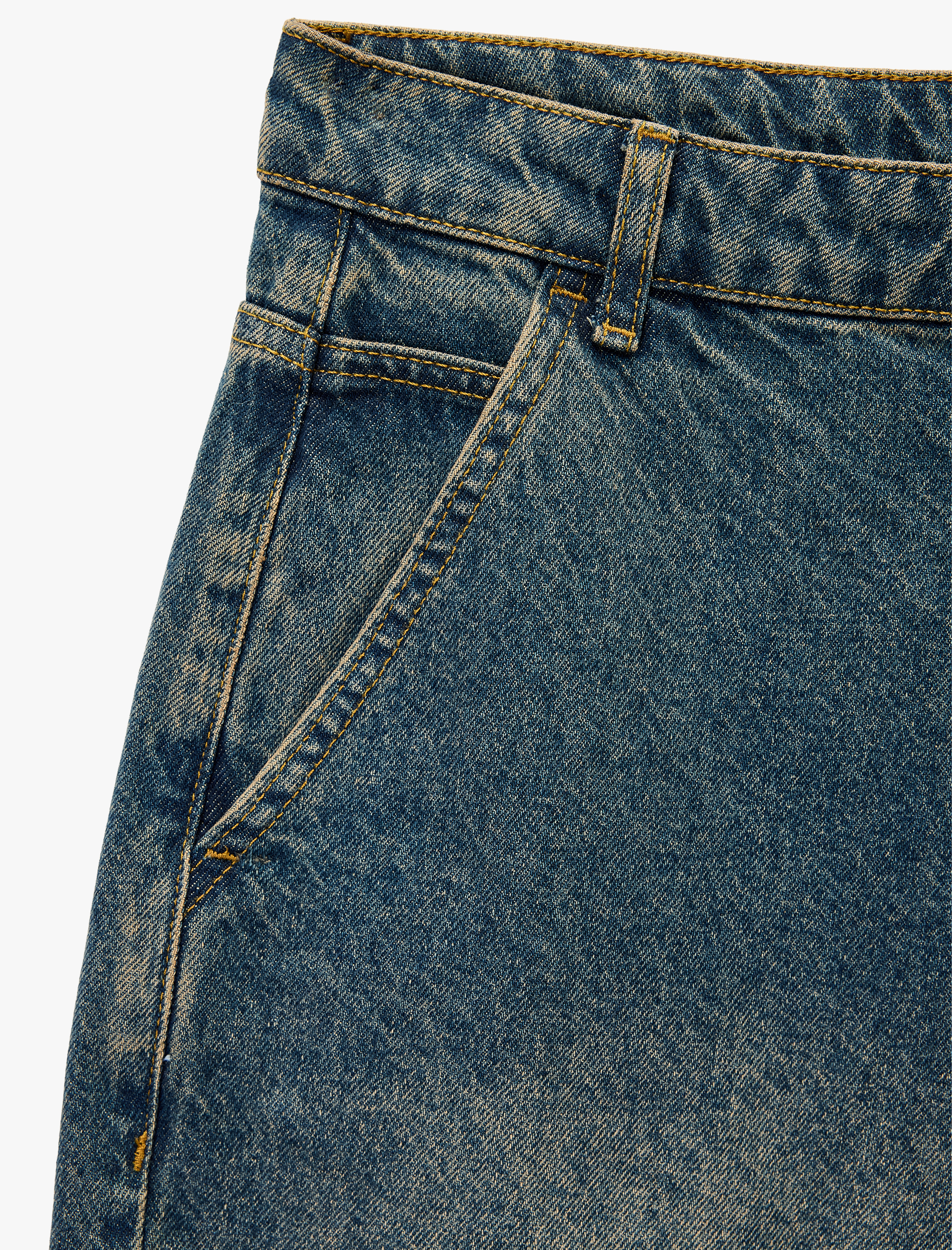   Regular Fit Normal Bel Pamuklu Skater Jean Pantolon