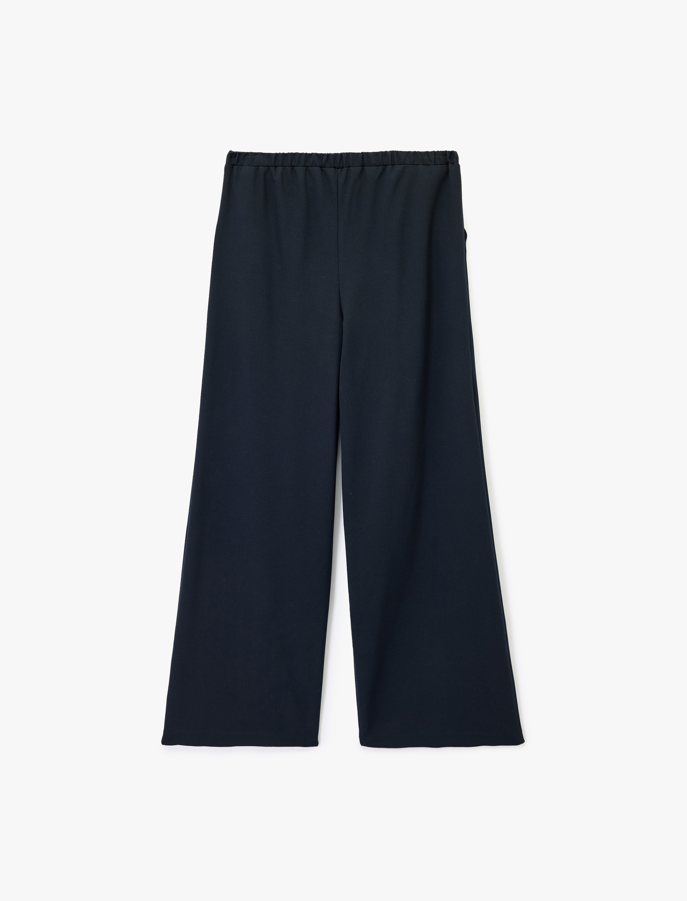   Beli Bağlamalı Cepli Geniş Paça Kumaş Baggy Pantolon