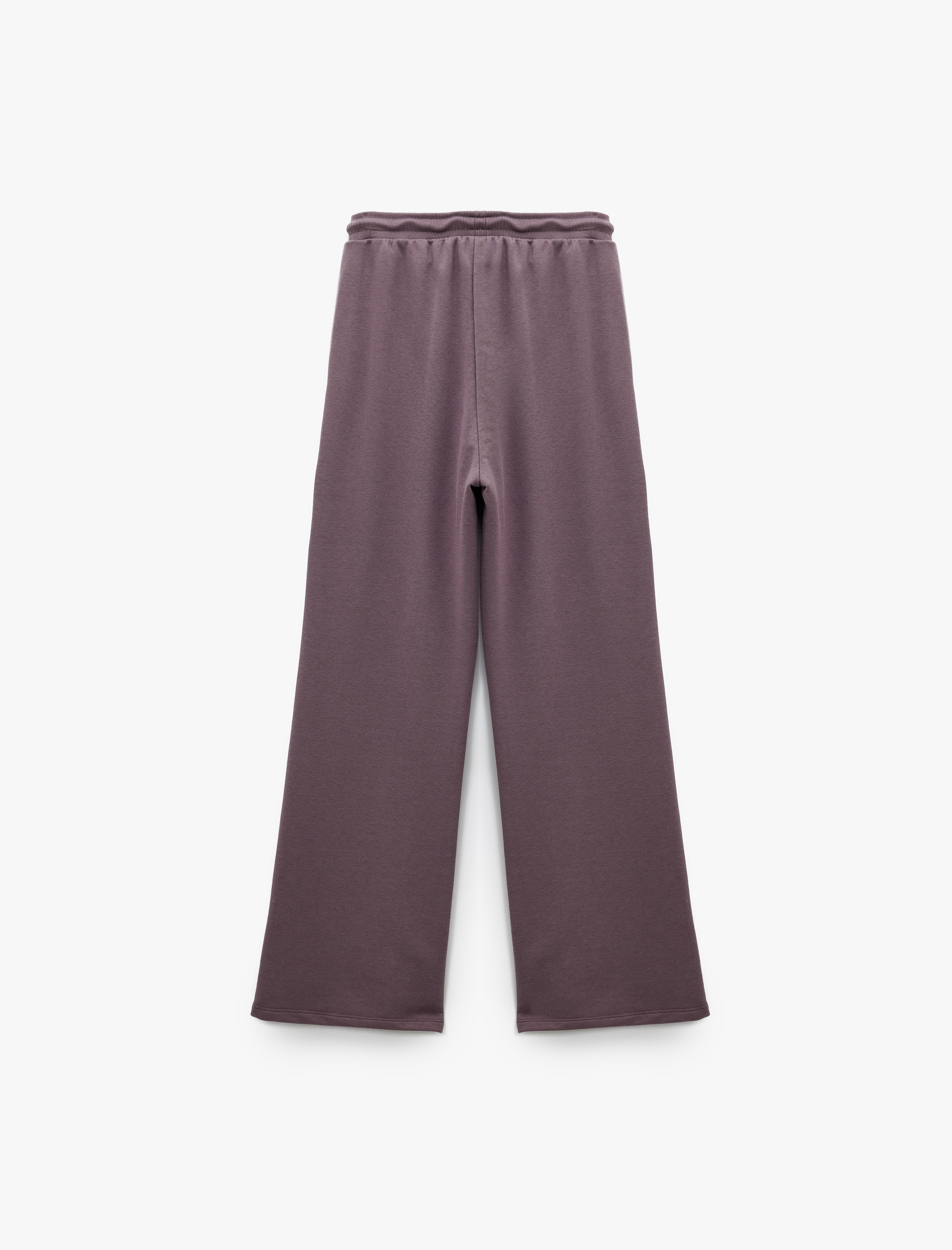   Rahat Kalıp Cep Detaylı Beli Bağcıklı Geniş Paça Eşofman Altı