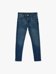 Pamuklu Normal Bel Slim Fit Jean Pantolon - Brad Jean