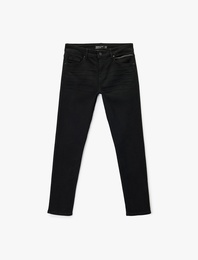 Pamuklu Normal Bel 5 Cepli Skinny Fit Jean Pantolon