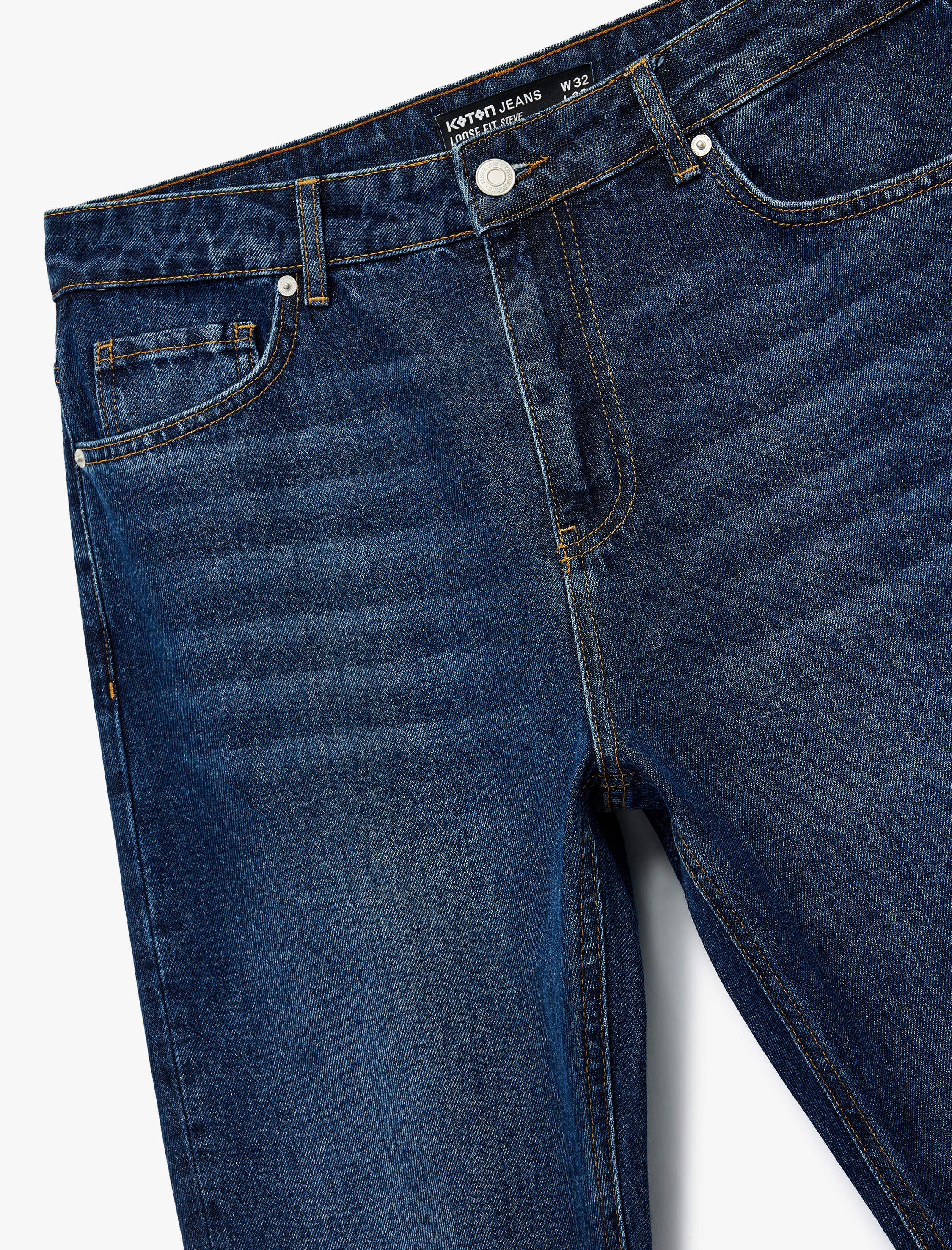   Bol Kalıp Loose Fit Jean Pantolon - Steve Jean