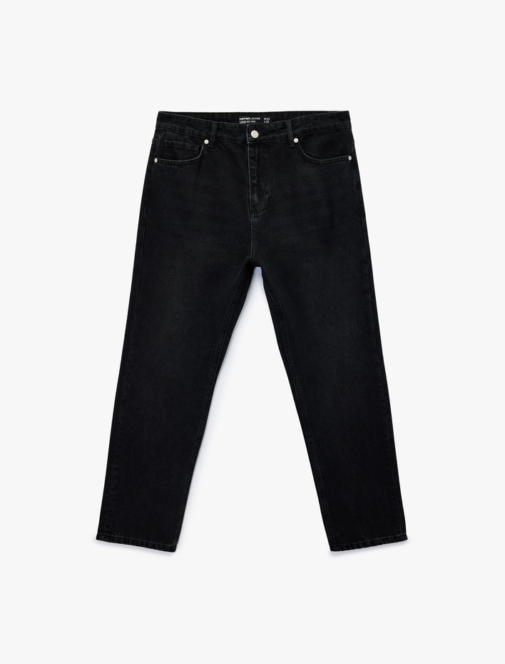  Bol Kalıp Loose Fit Jean Pantolon - Steve Jean