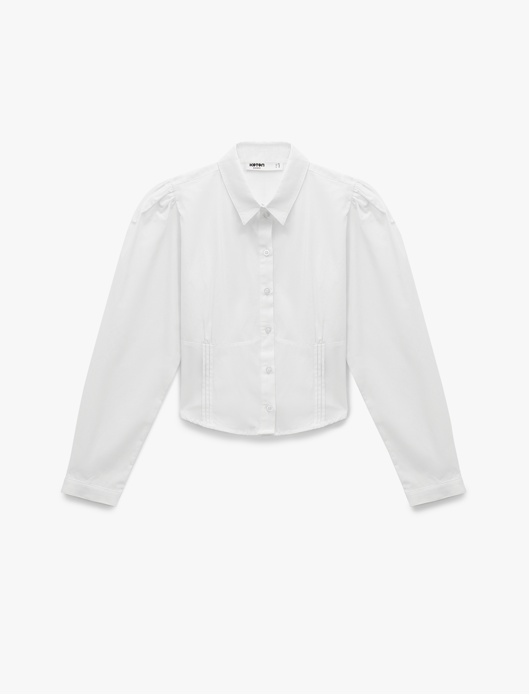   Dikiş Detaylı Düğmeli Klasik Yaka Uzun Kollu Gömlek