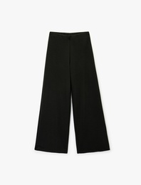 Yüksek Bel Geniş Paça Pantolon