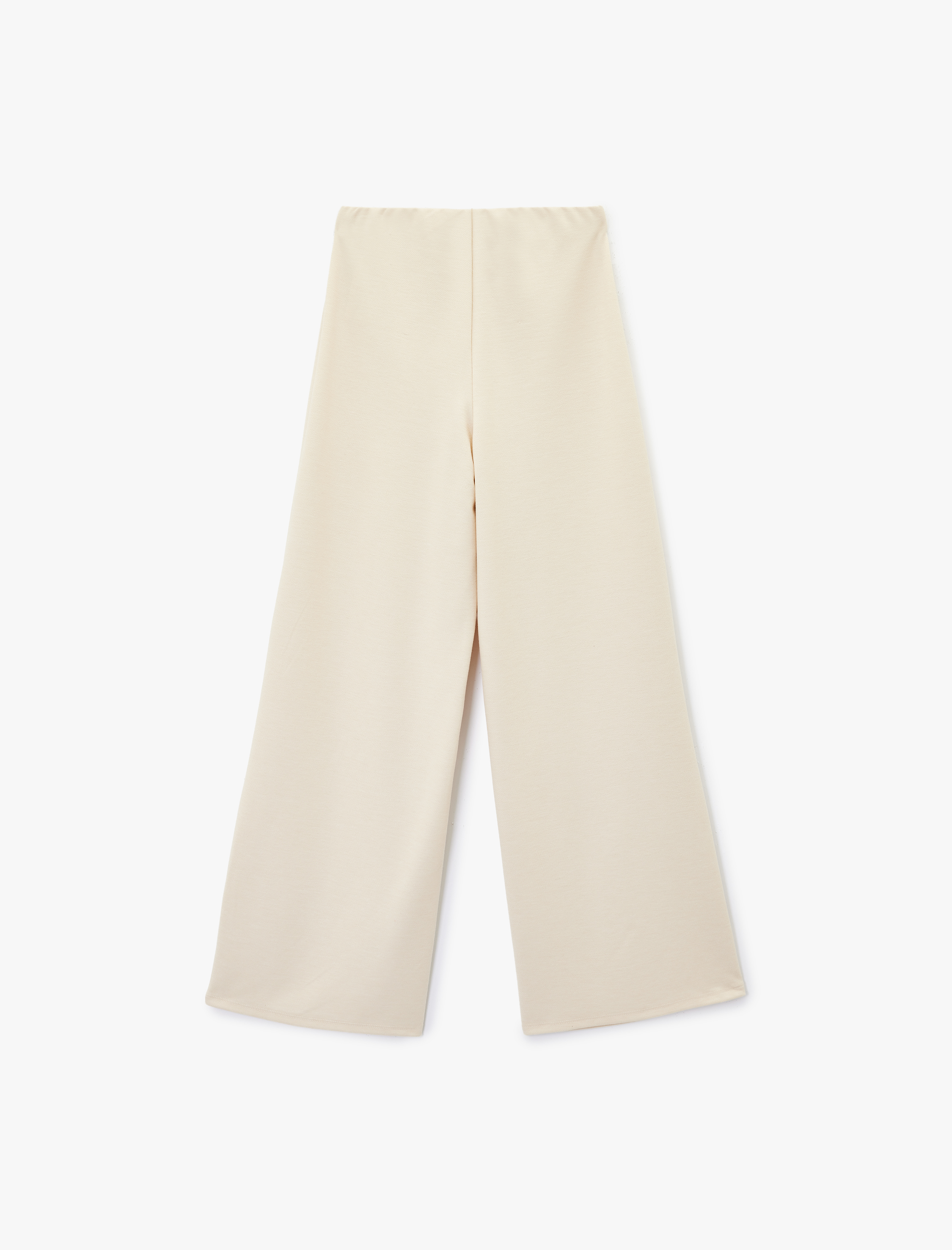   Straight Fit Uzun Düz Bol Paça Pantolon