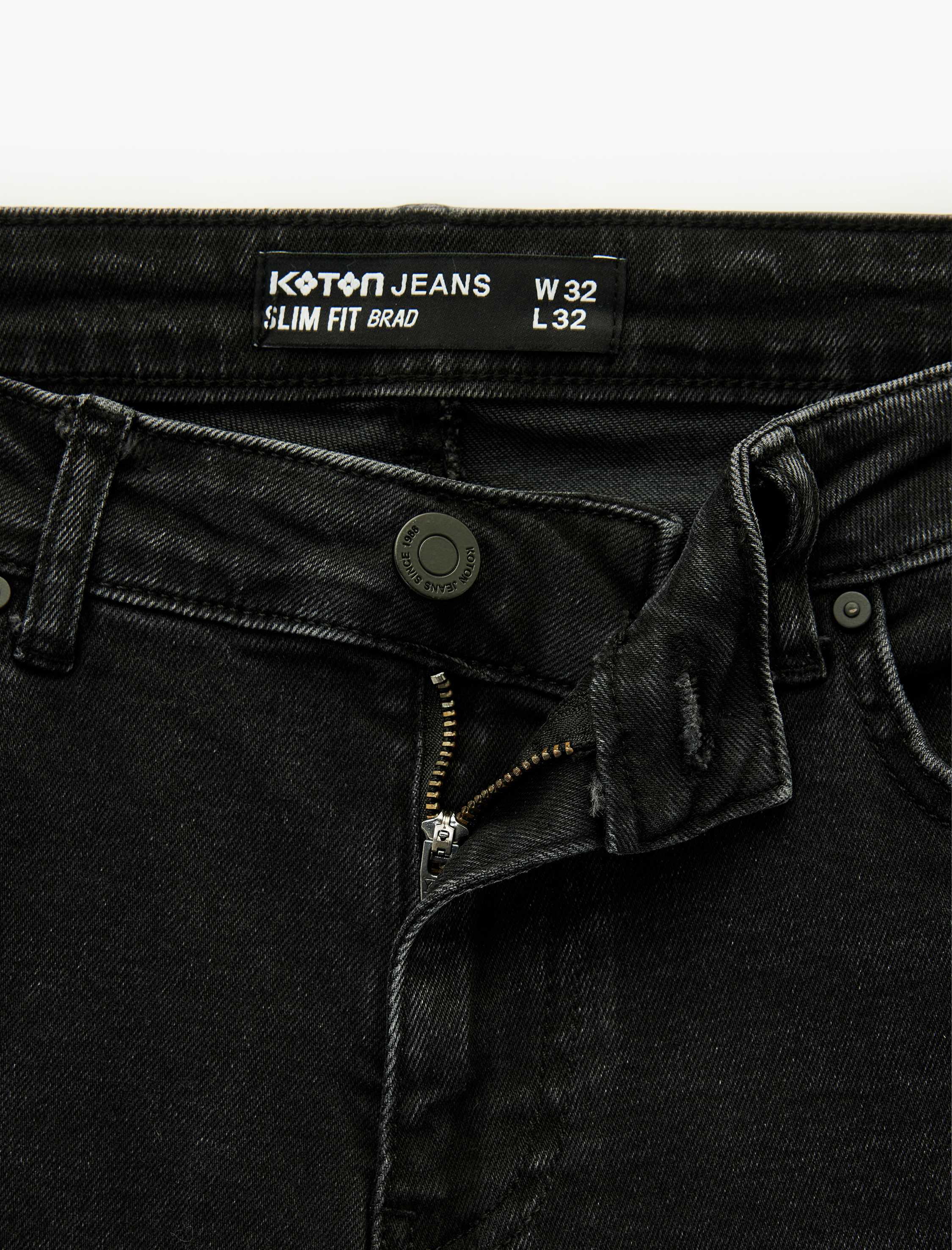   Normal Bel Pamuklu Slim Fit Jean Pantolon - Brad Jean