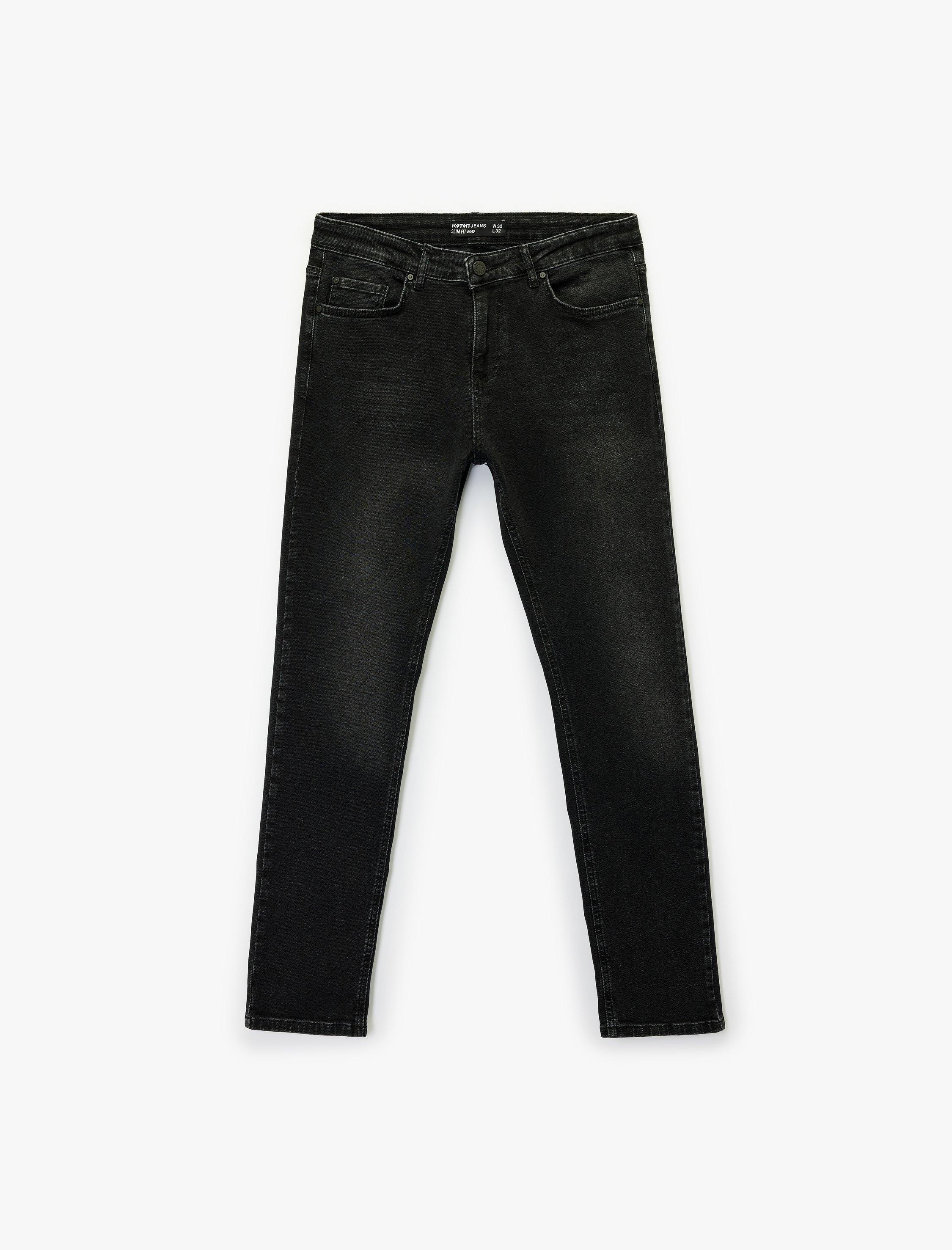   Normal Bel Pamuklu Slim Fit Jean Pantolon - Brad Jean