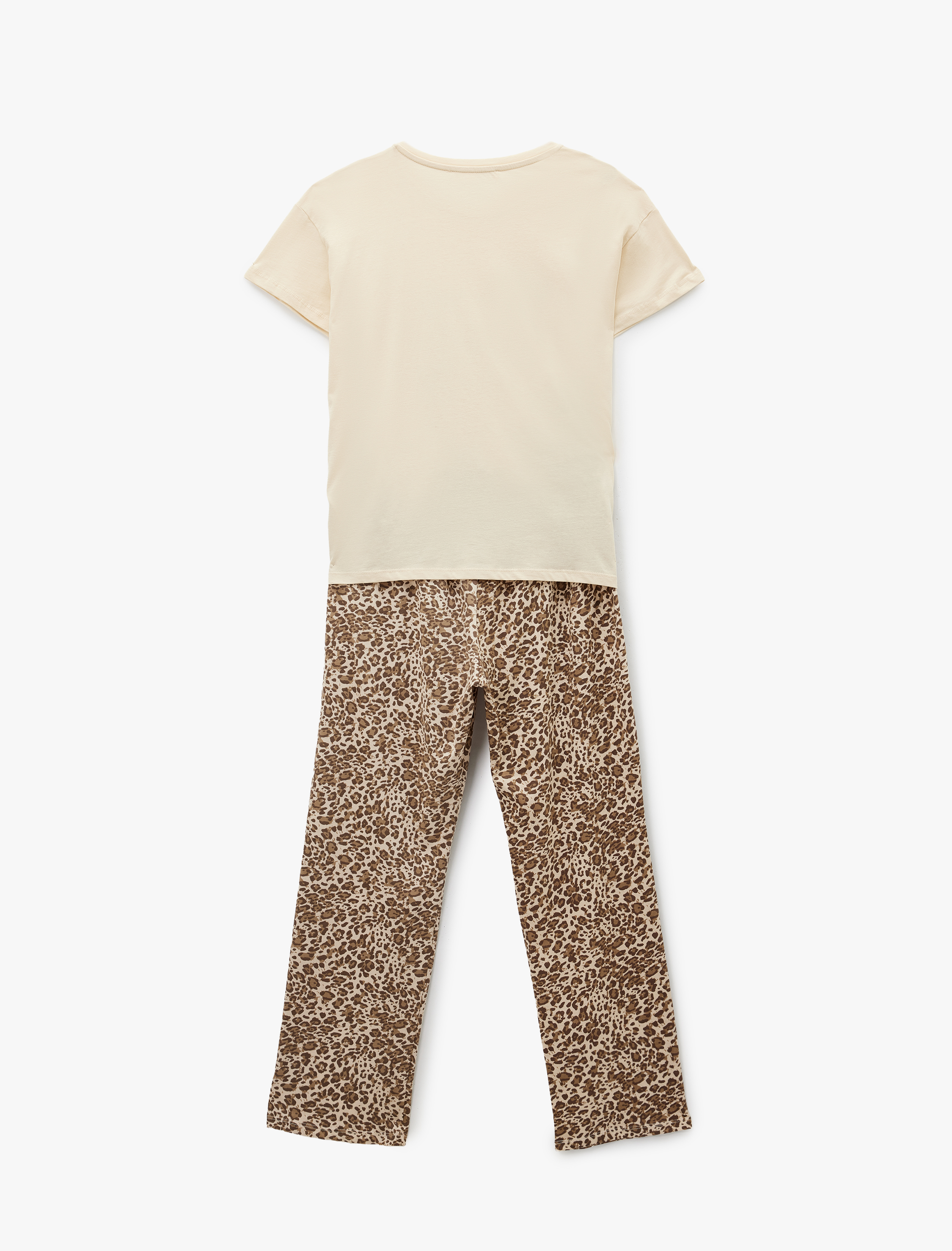   Rahat Kalıp Pamuklu Örme Pijama Takımı