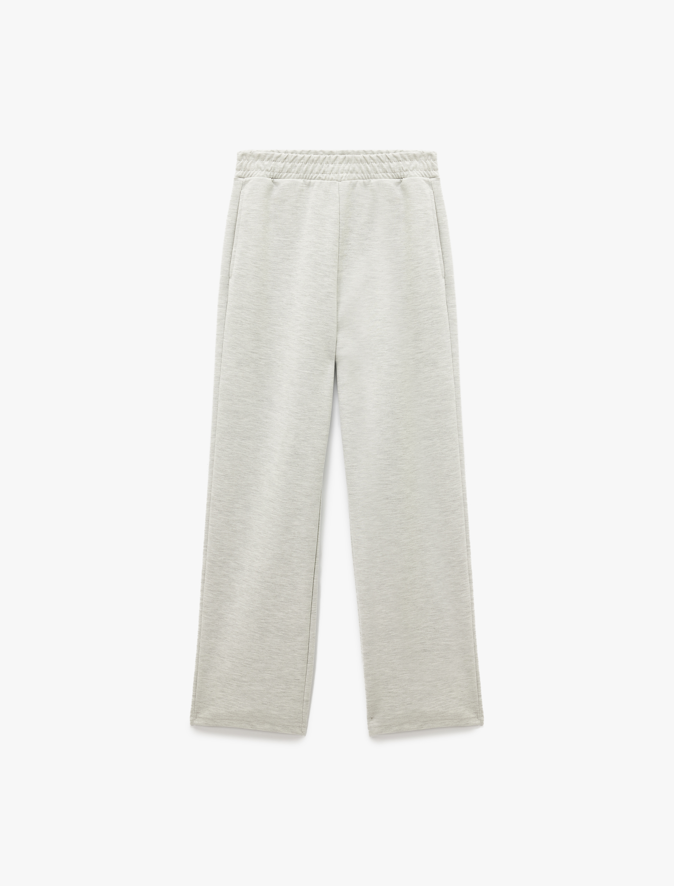   Beli Lastikli Cep Detaylı Rahat Kalıp Geniş Paça Eşofman Altı