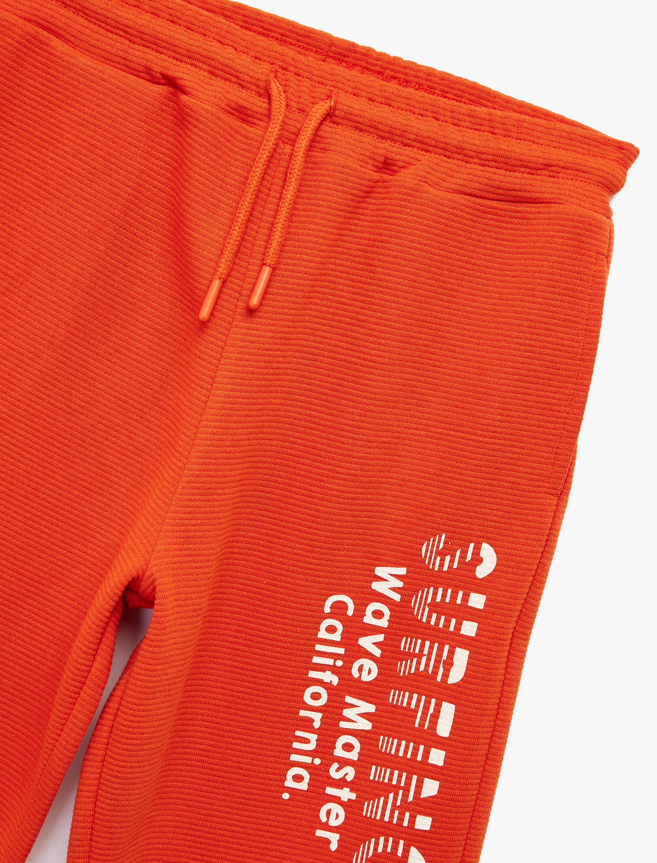  Erkek Çocuk Regular Fit Beli Bağcıklı Cepli Baskılı Şort