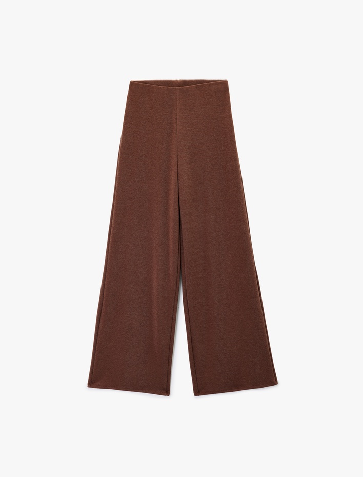  Yüksek Bel Geniş Paça Pantolon