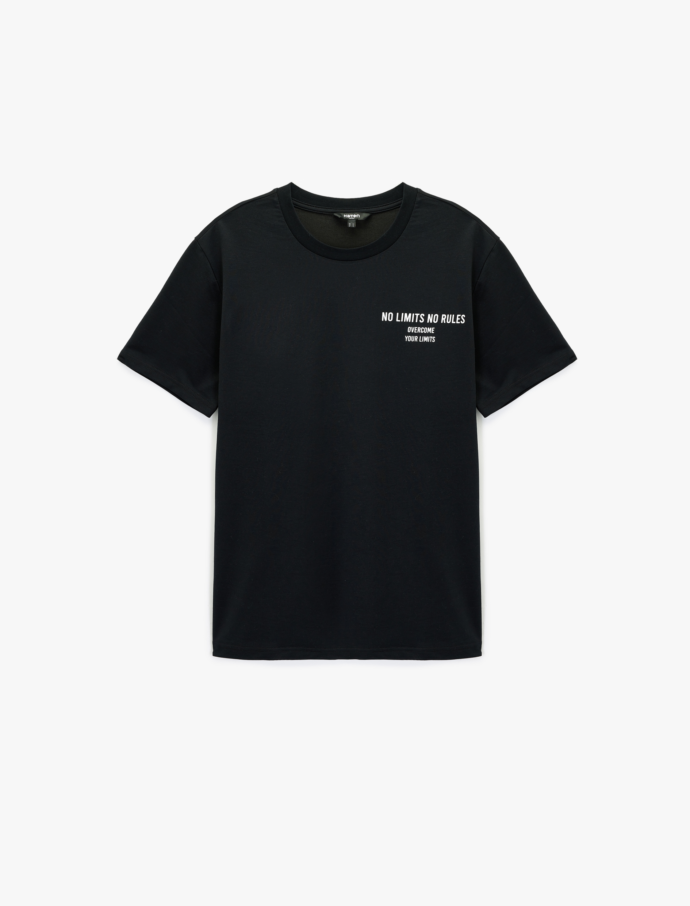   Rahat Kesim Kısa Kollu Baskılı Spor Tişört