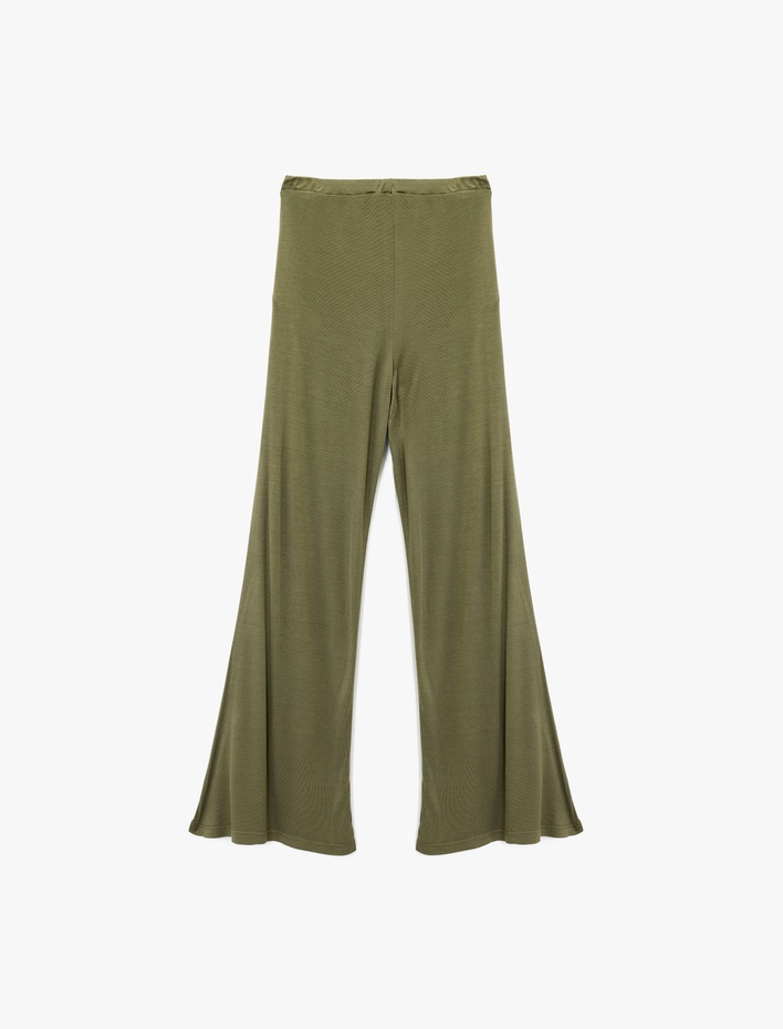  Rahat Kalıp Uzun Geniş Paça Pijama Altı