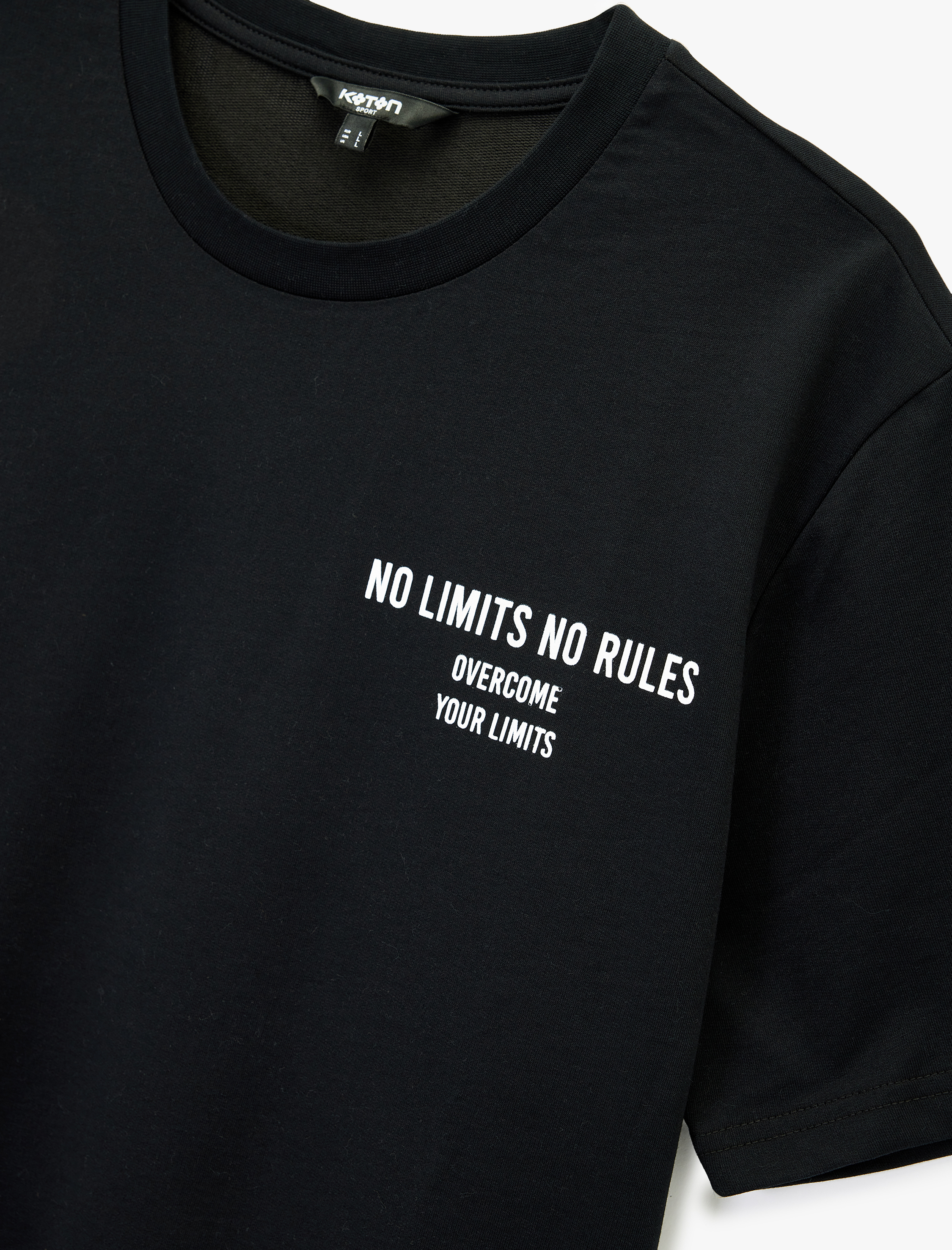   Rahat Kesim Kısa Kollu Baskılı Spor Tişört