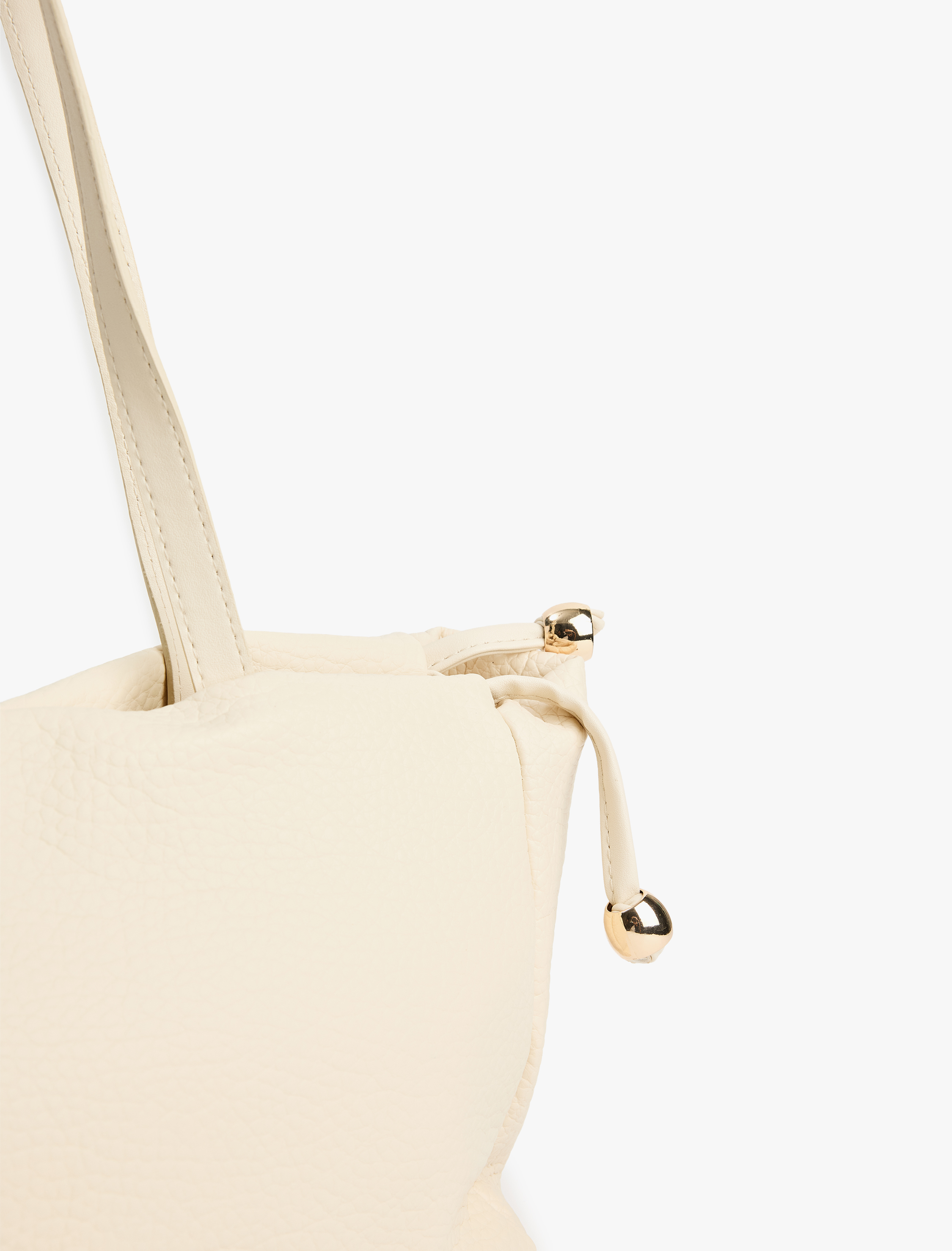  Kadın Suni Deri Metal Aksesuarlı Saplı Tote Çanta