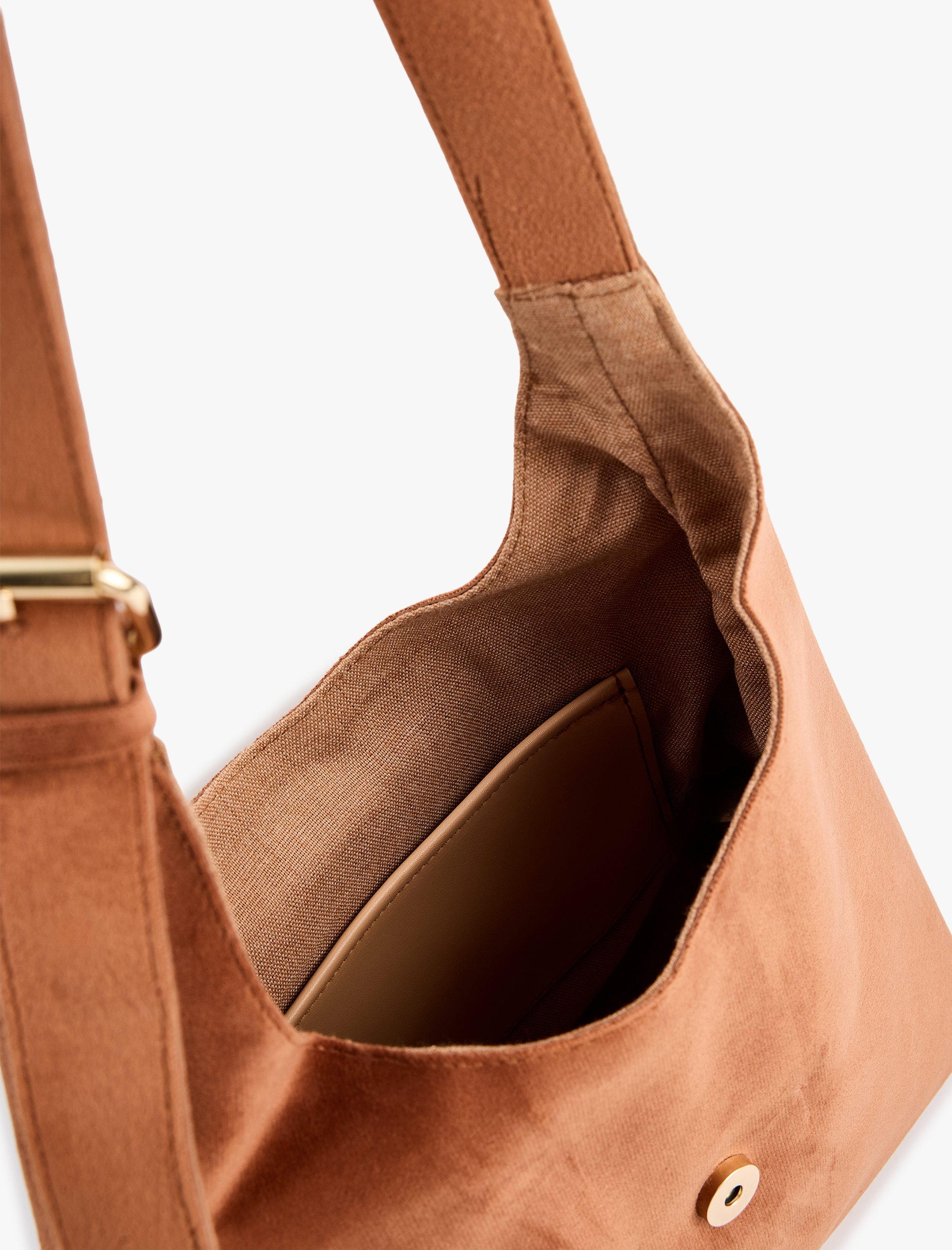  Kadın Metal Tokalı Suni Deri Tote Çanta