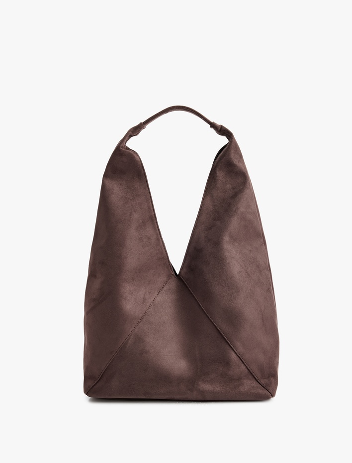 Kadın Askılı Büyük Boy Suni Deri Omuz Çantası