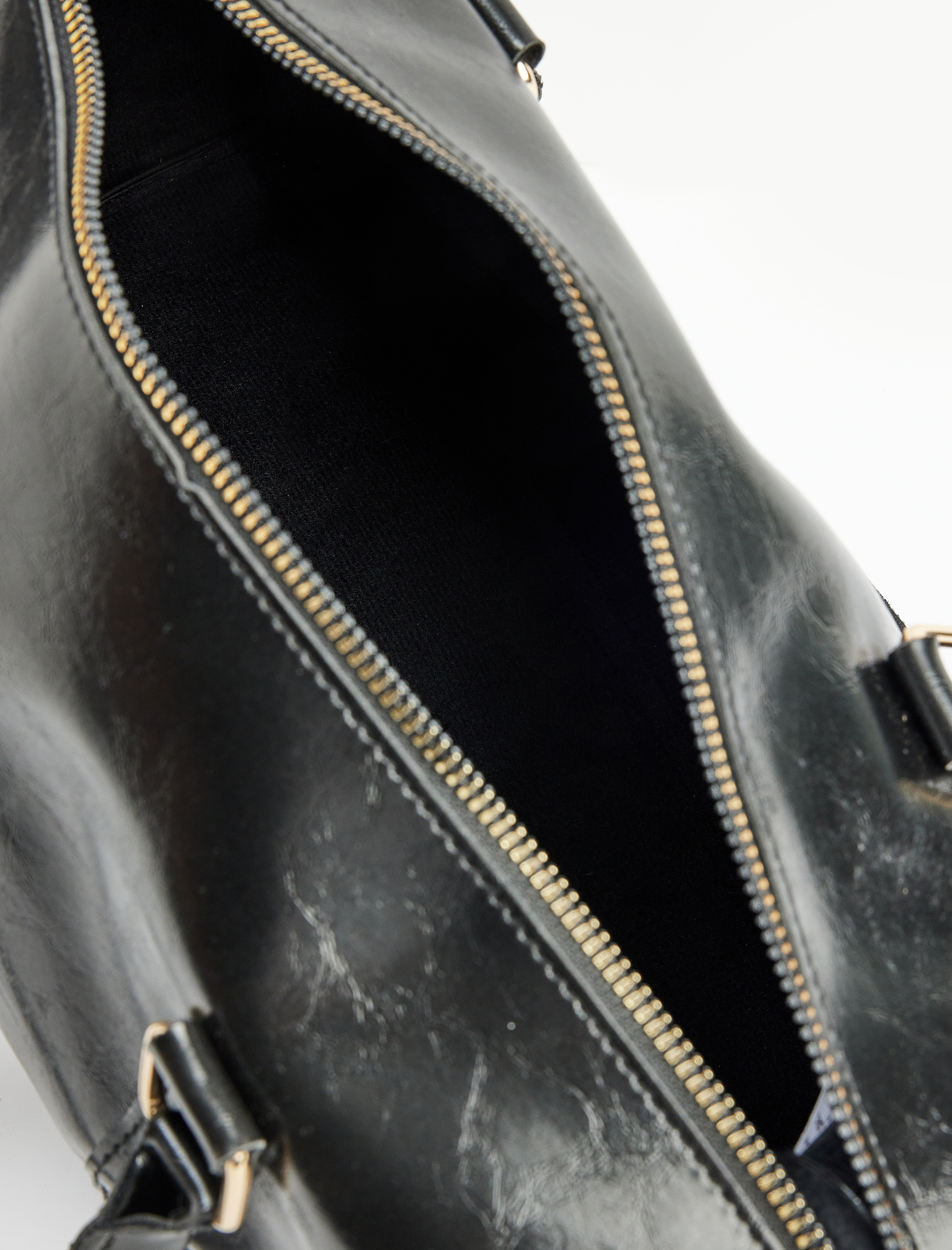  Kadın Metal Aksesuarlı Tokalı Fermuarlı Suni Deri El Çantası