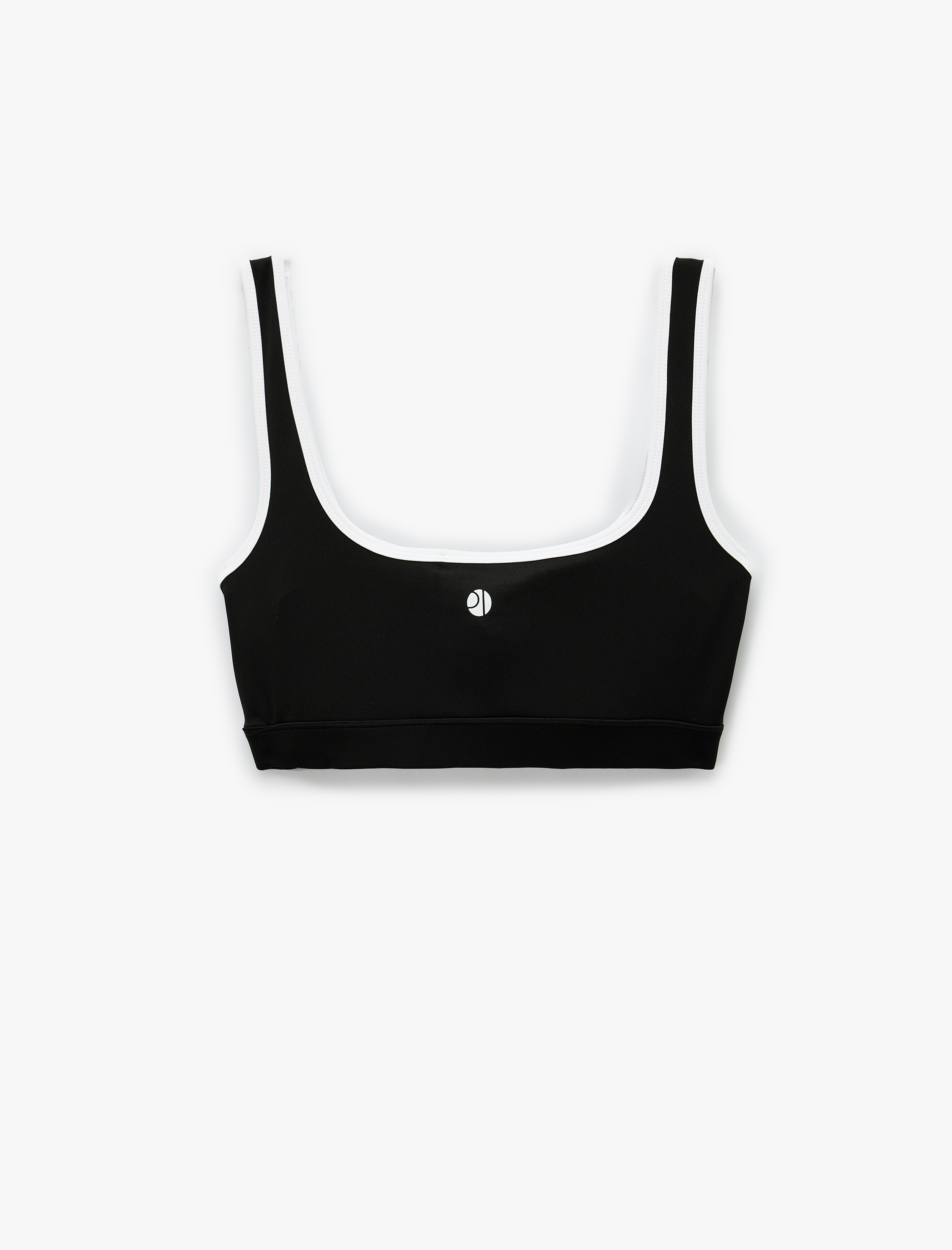   Slim Fit Kare Yaka Biyeli Kolsuz Sporcu Sütyeni