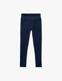 Yüksek Bel Rahat Kalıp Spor Tayt