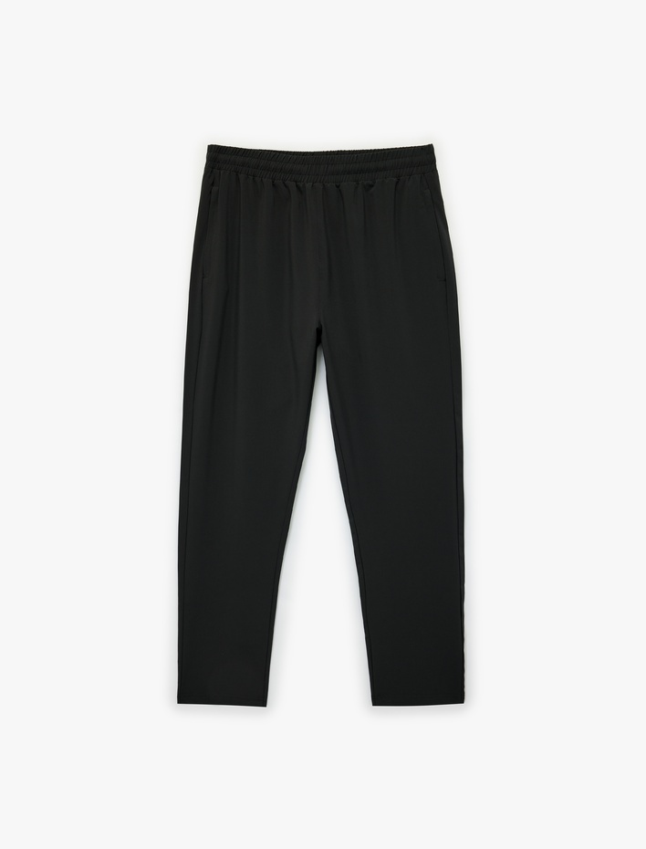  Regular Fit Cepli Beli Lastikli Spor Eşofman Altı