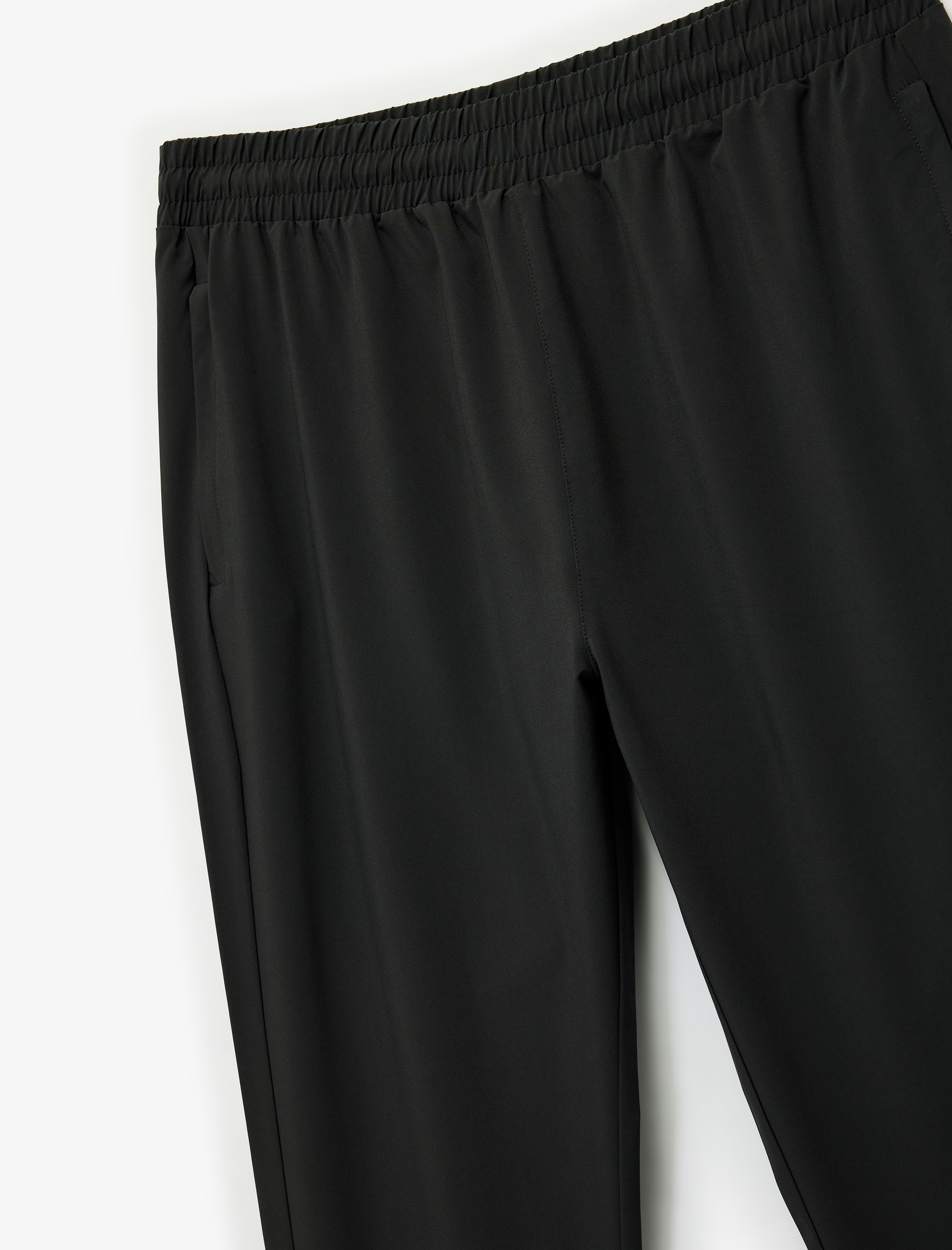   Regular Fit Cepli Beli Lastikli Spor Eşofman Altı