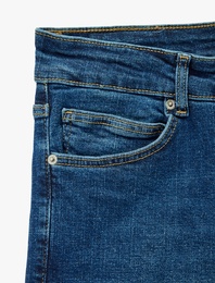 Pamuklu Normal Bel Slim Fit Jean Pantolon - Brad Jean