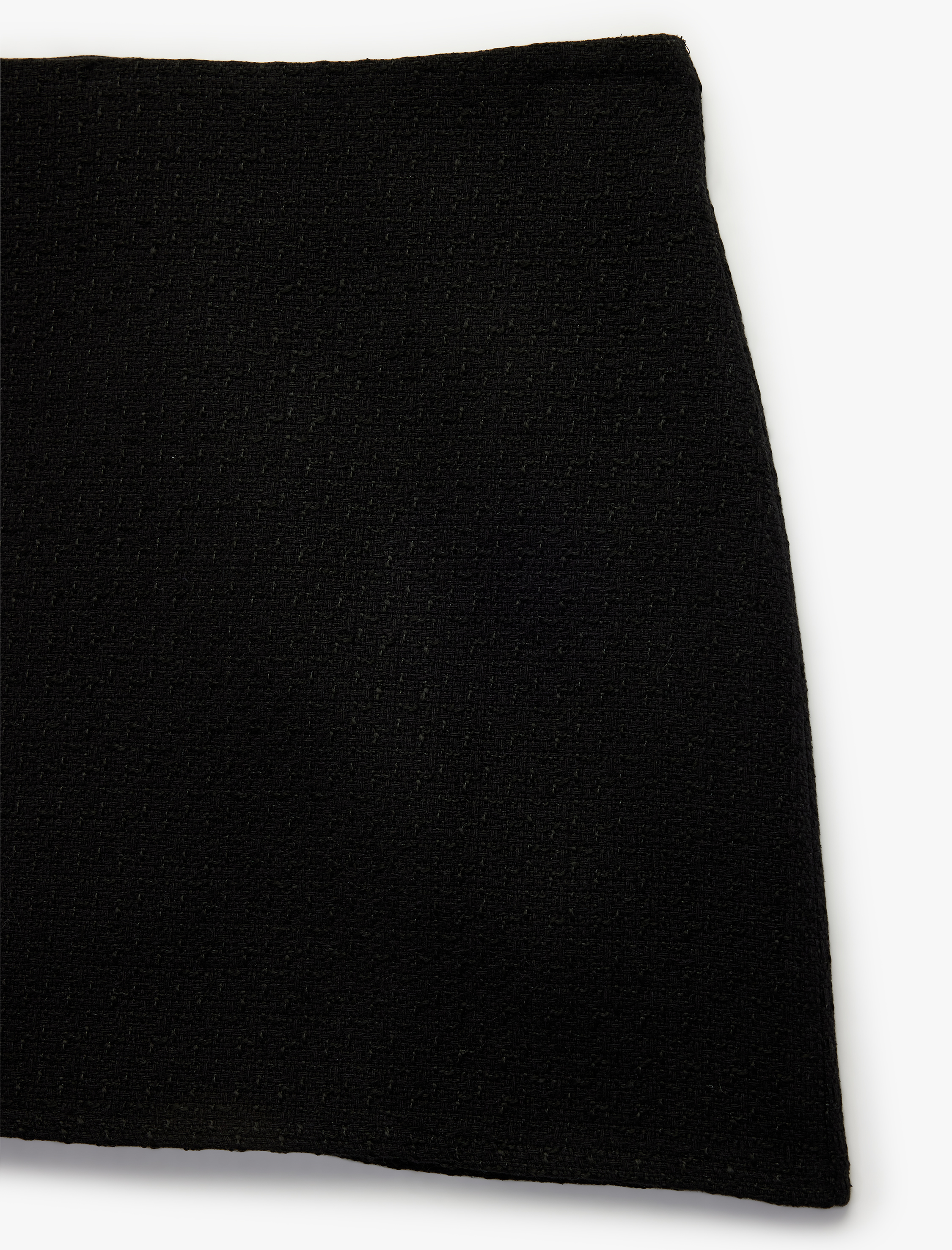   Slim Fit A Kesim Mini Tüvit Etek