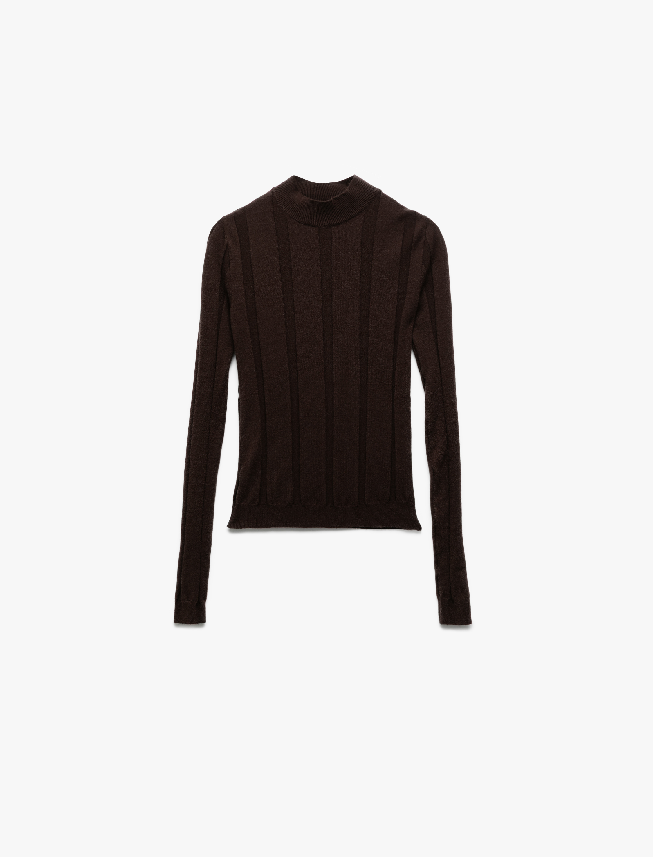   Dik Yaka Uzun Kollu Triko Kazak