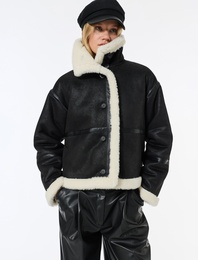 Bonded Kaban İçi Peluş Astarlı Düğmeli Cepli