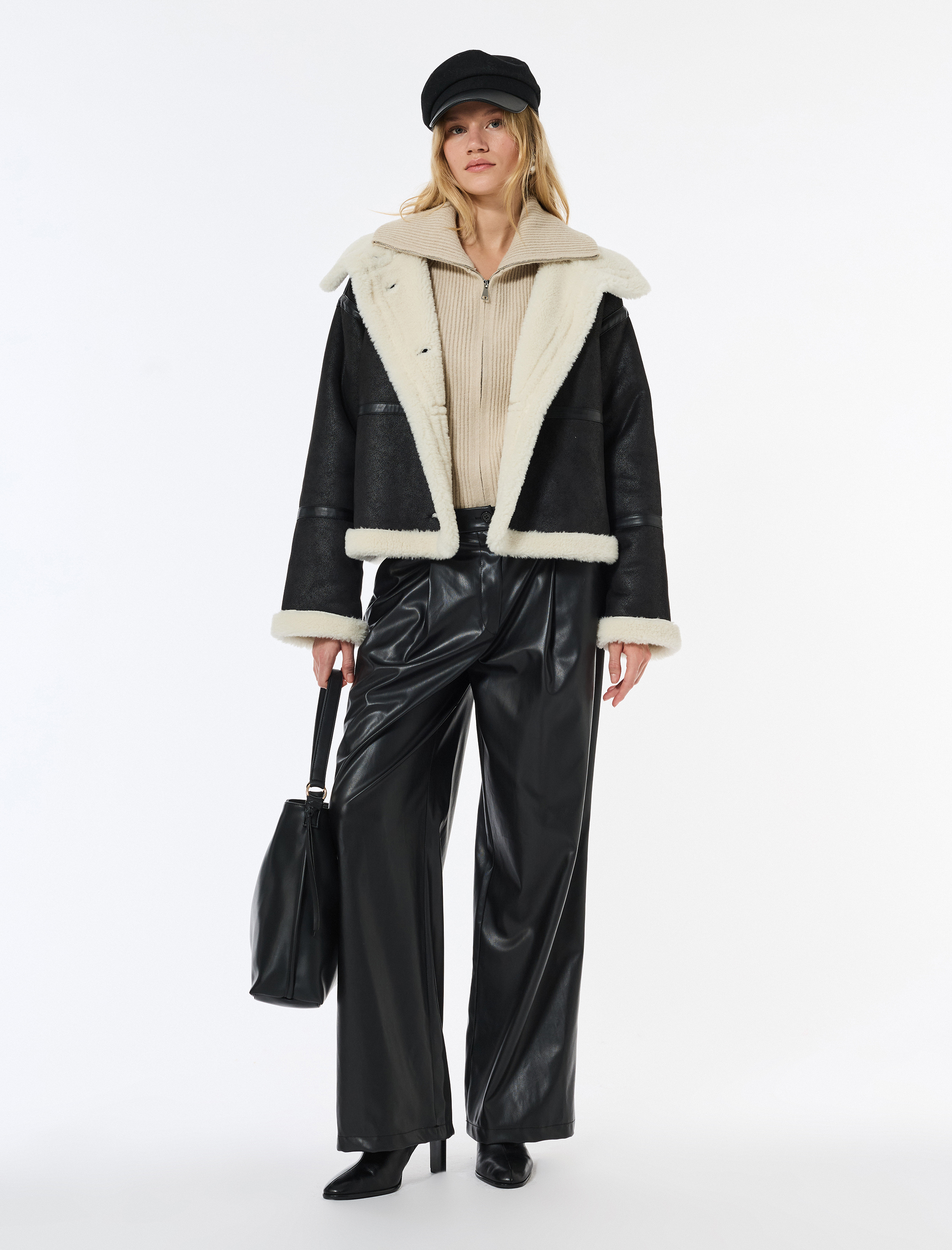   Bonded Kaban İçi Peluş Astarlı Düğmeli Cepli