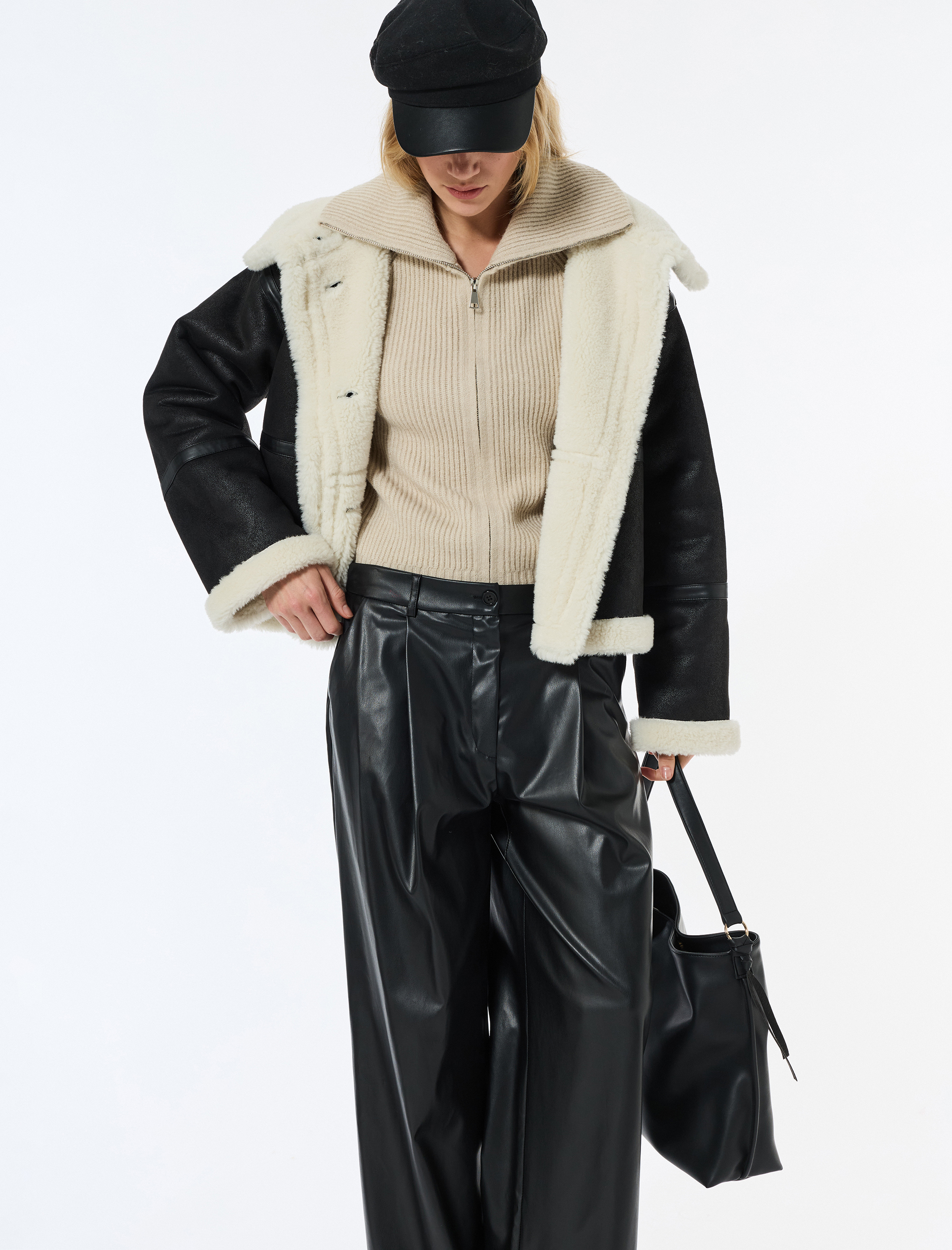   Bonded Kaban İçi Peluş Astarlı Düğmeli Cepli