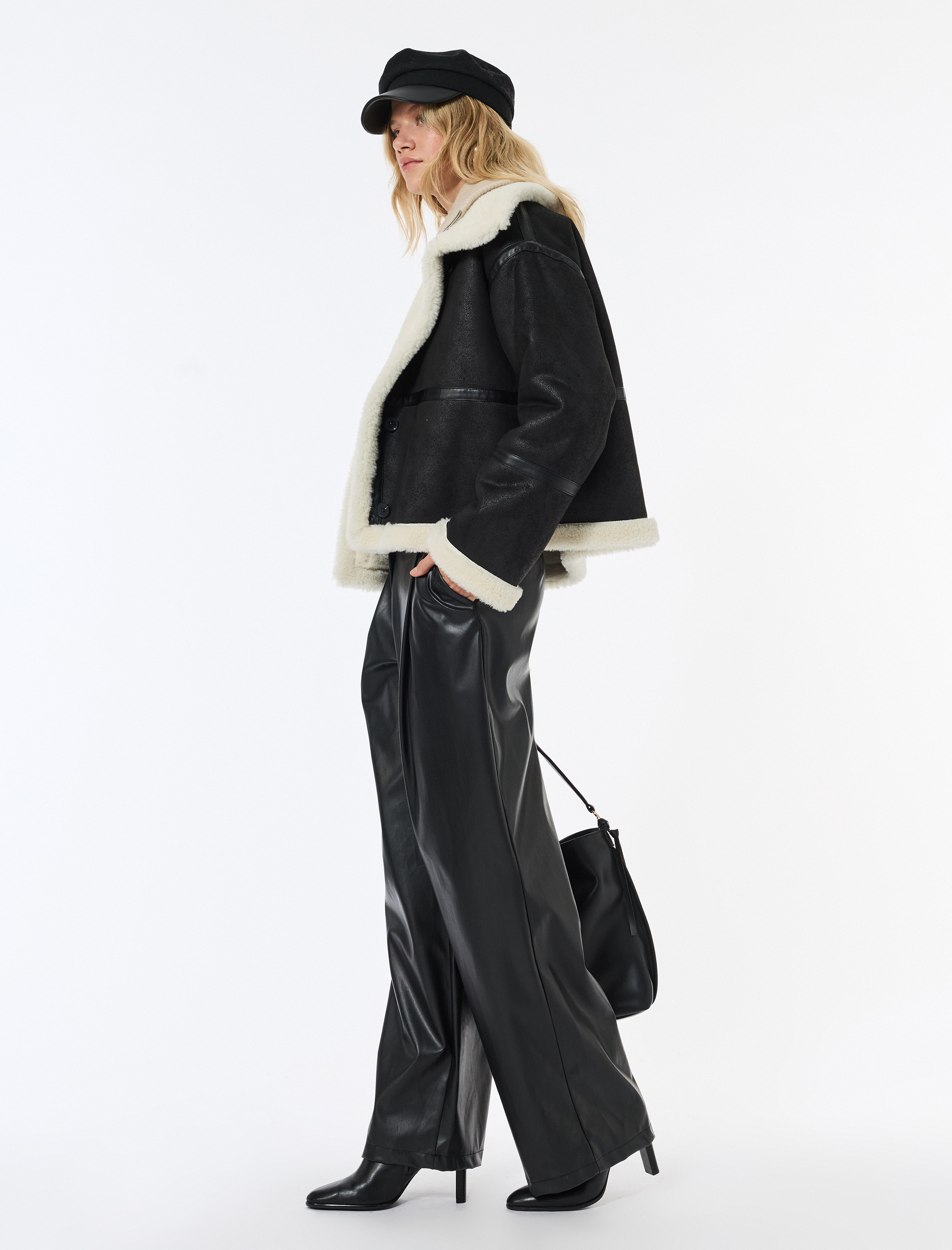   Bonded Kaban İçi Peluş Astarlı Düğmeli Cepli