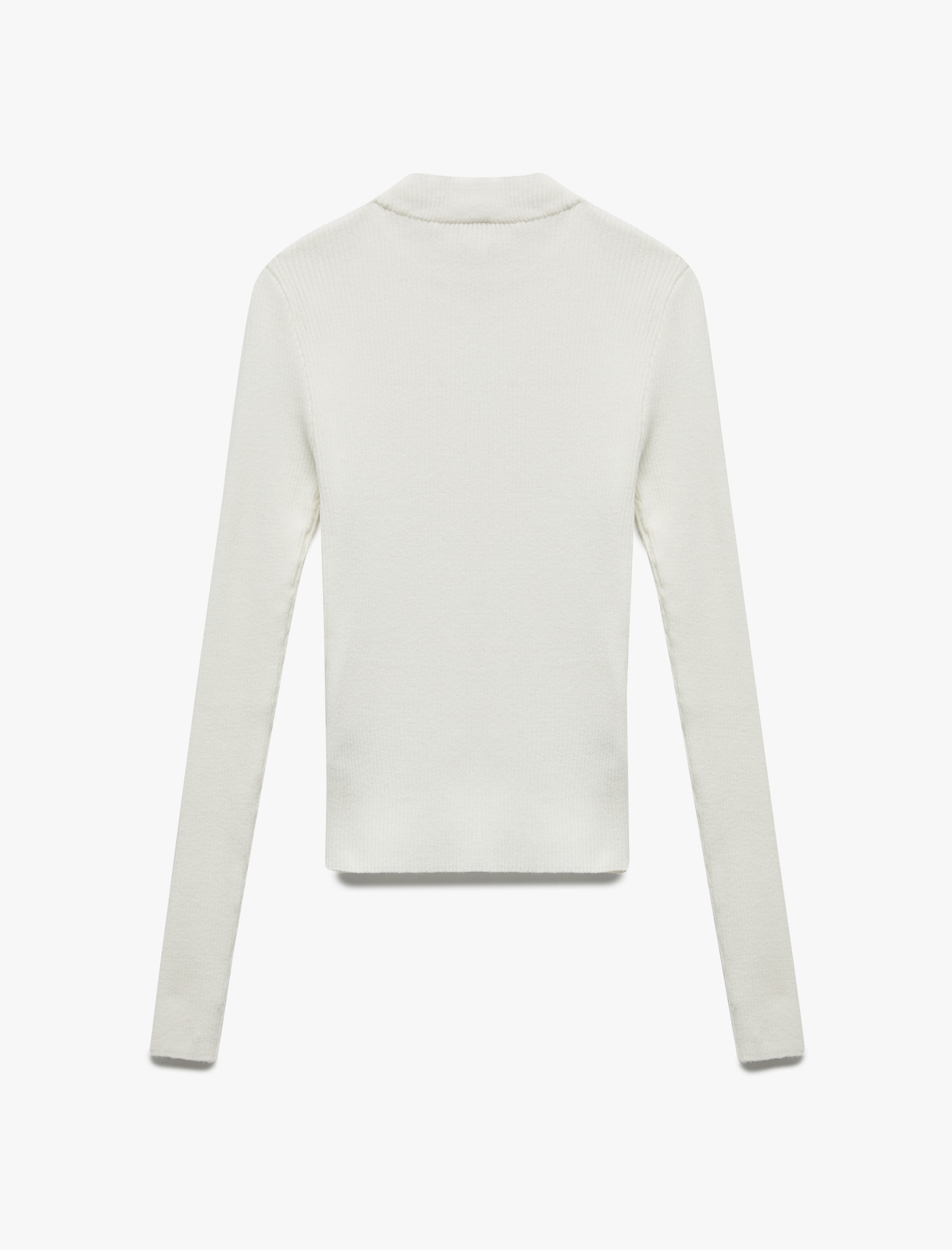   Hafif Dik Yaka Uzun Kollu Triko Kazak