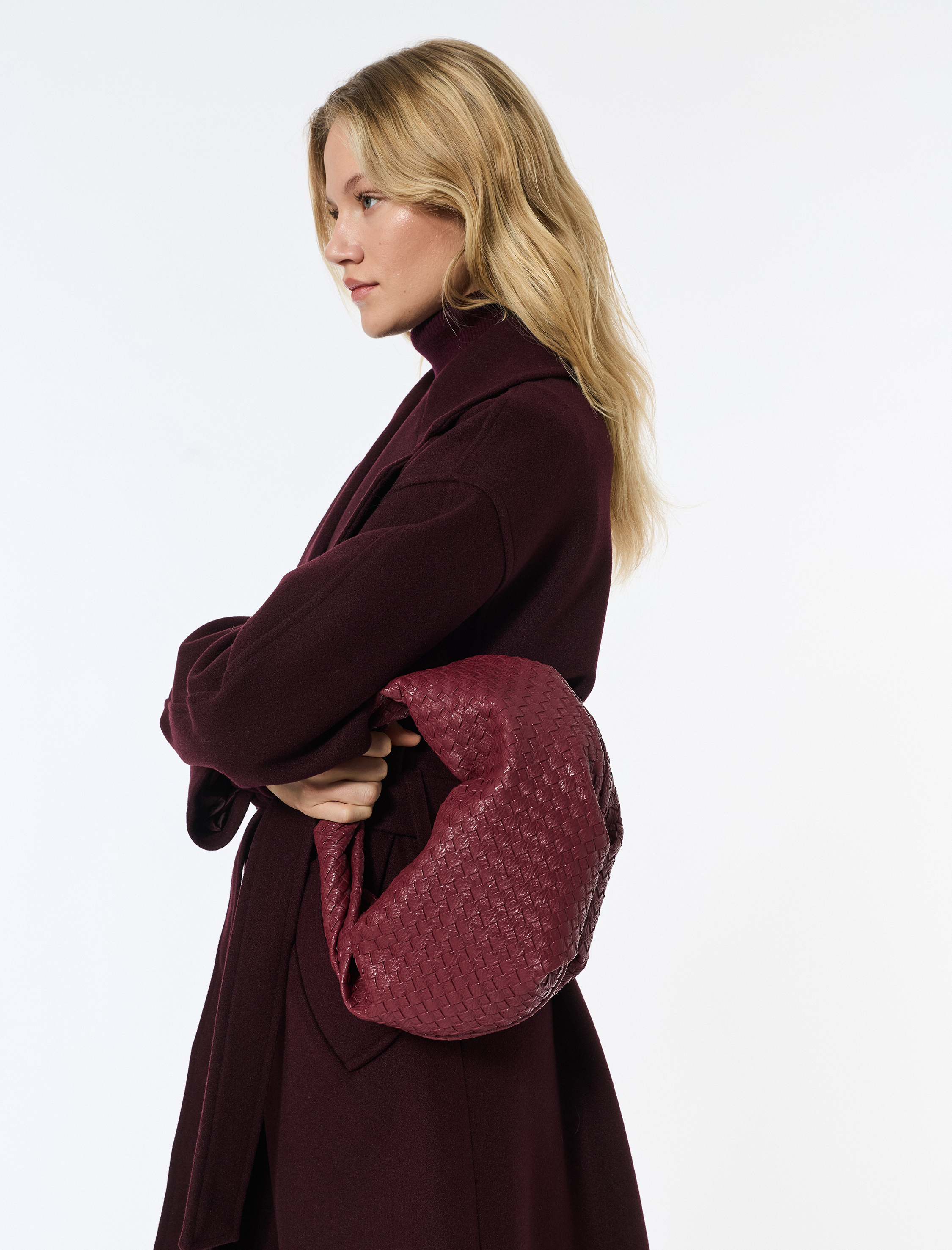   Trenç Kaban Uzun Kollu Cepli Kruvaze Kemerli